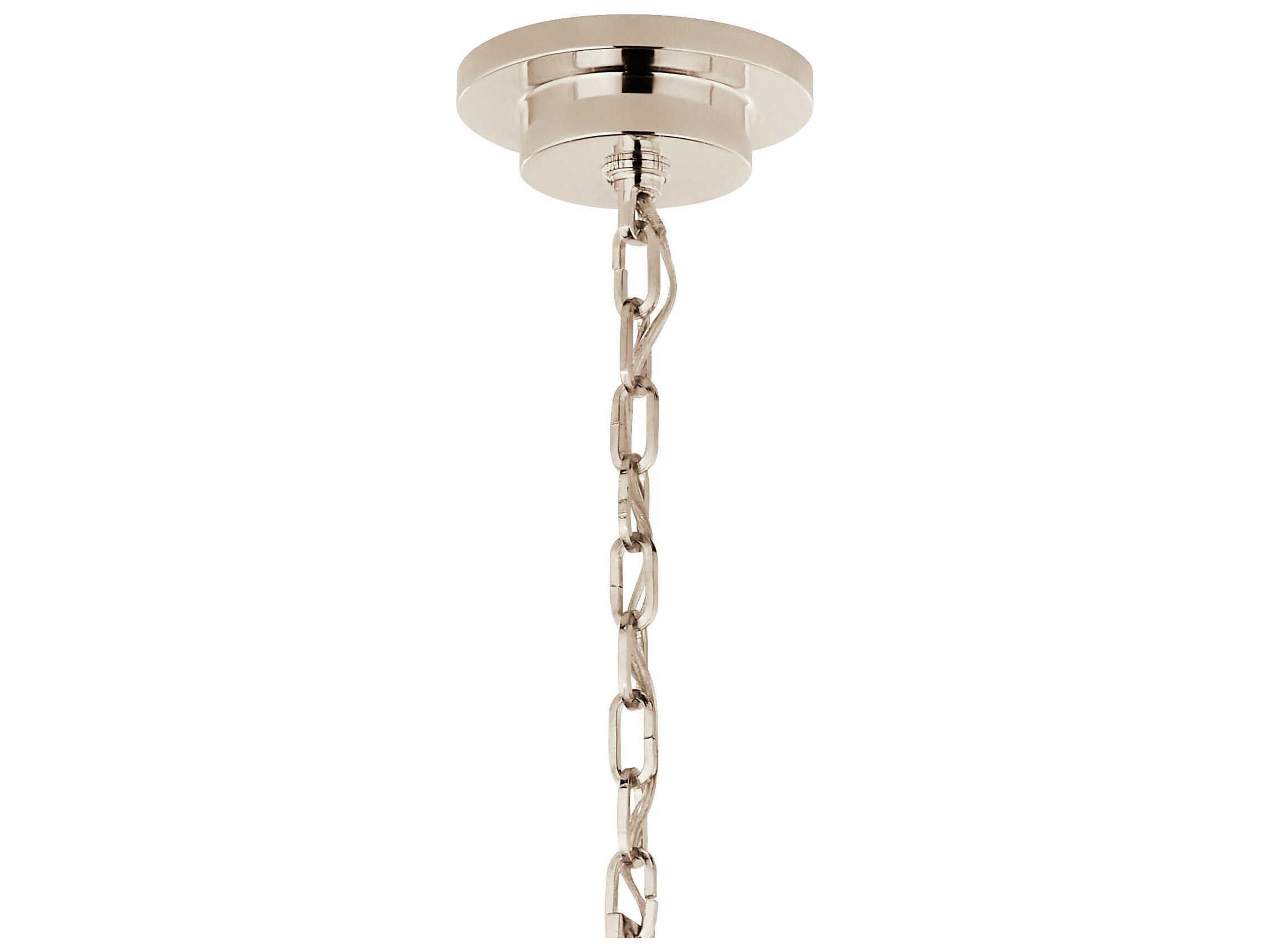 Kichler Carrick 8-Light Polished Nickel Chandelier