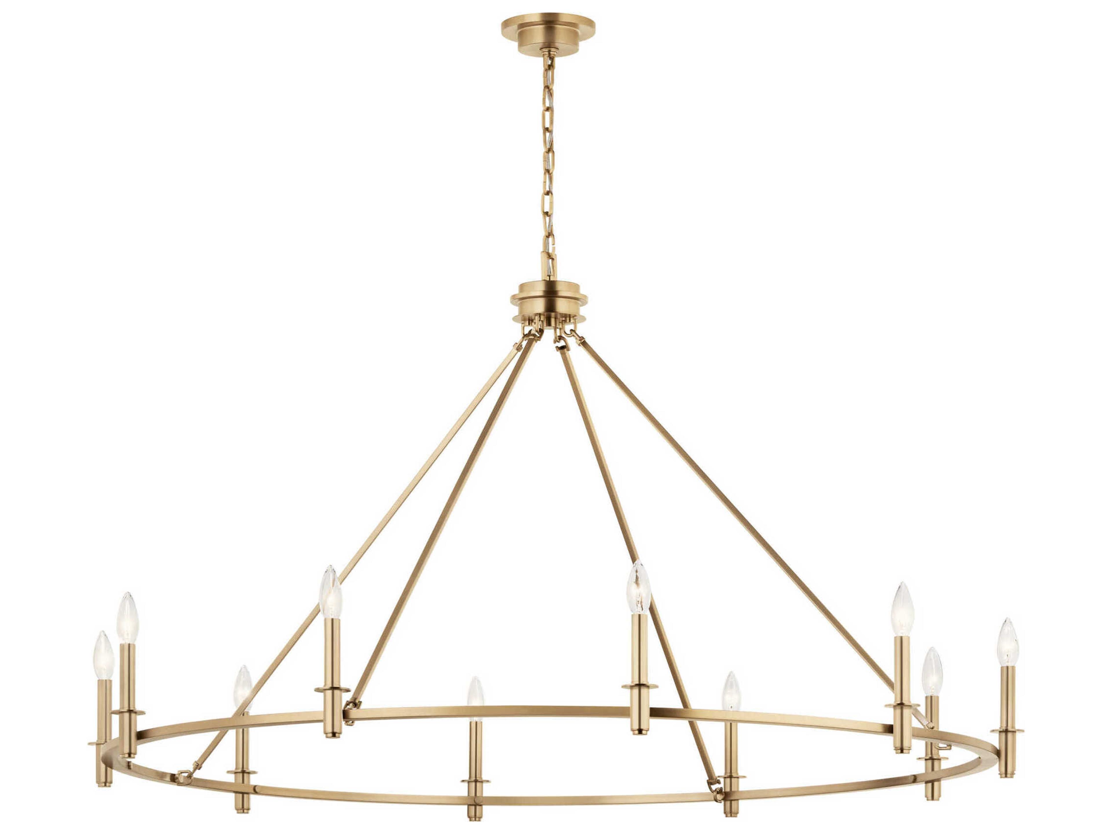 Carrick 10-Light Champagne Bronze Chandelier