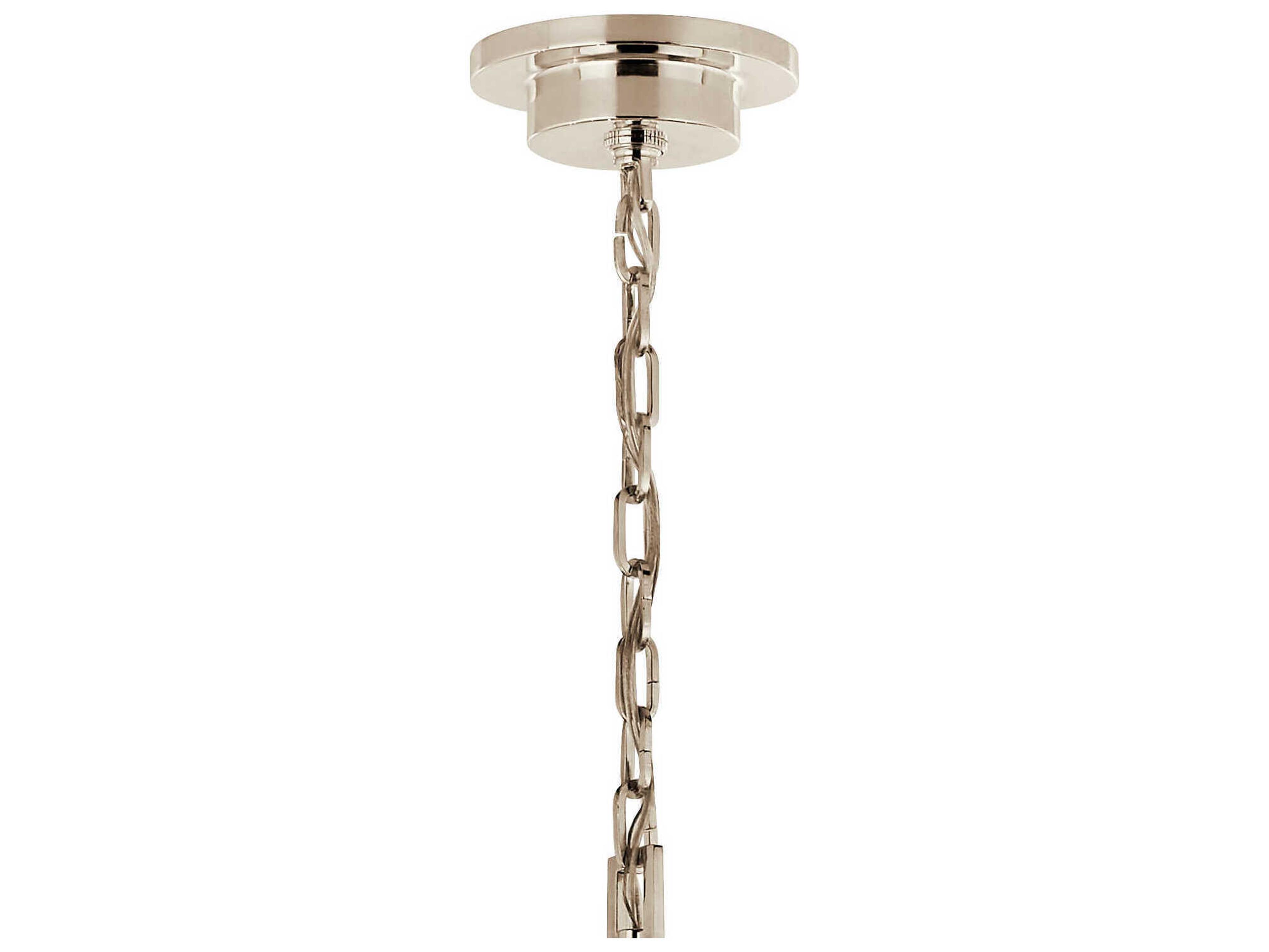 Kichler Carrick 10-Light Polished Nickel Chandelier