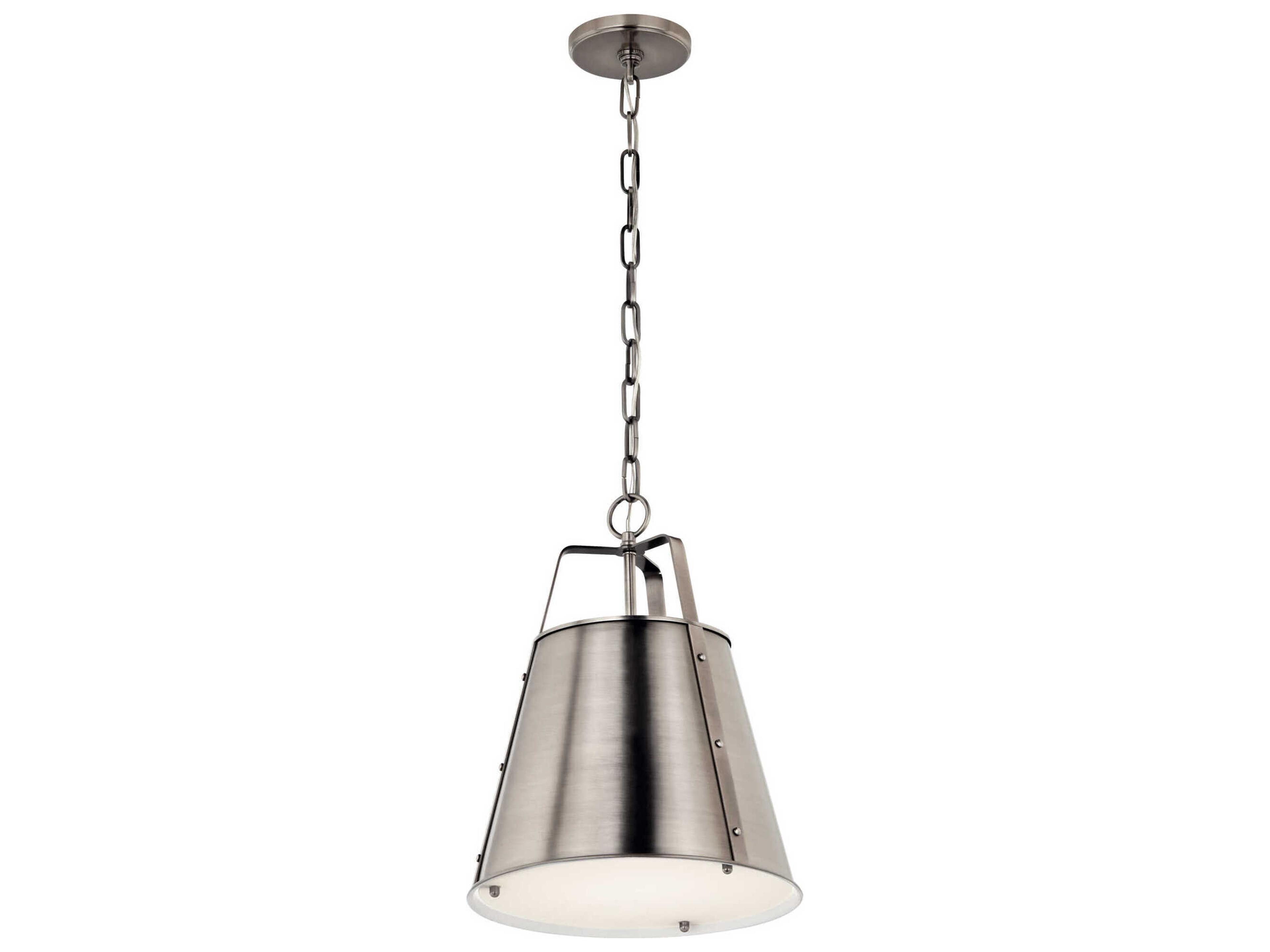 Etcher 1-Light Classic Pewter Pendant
