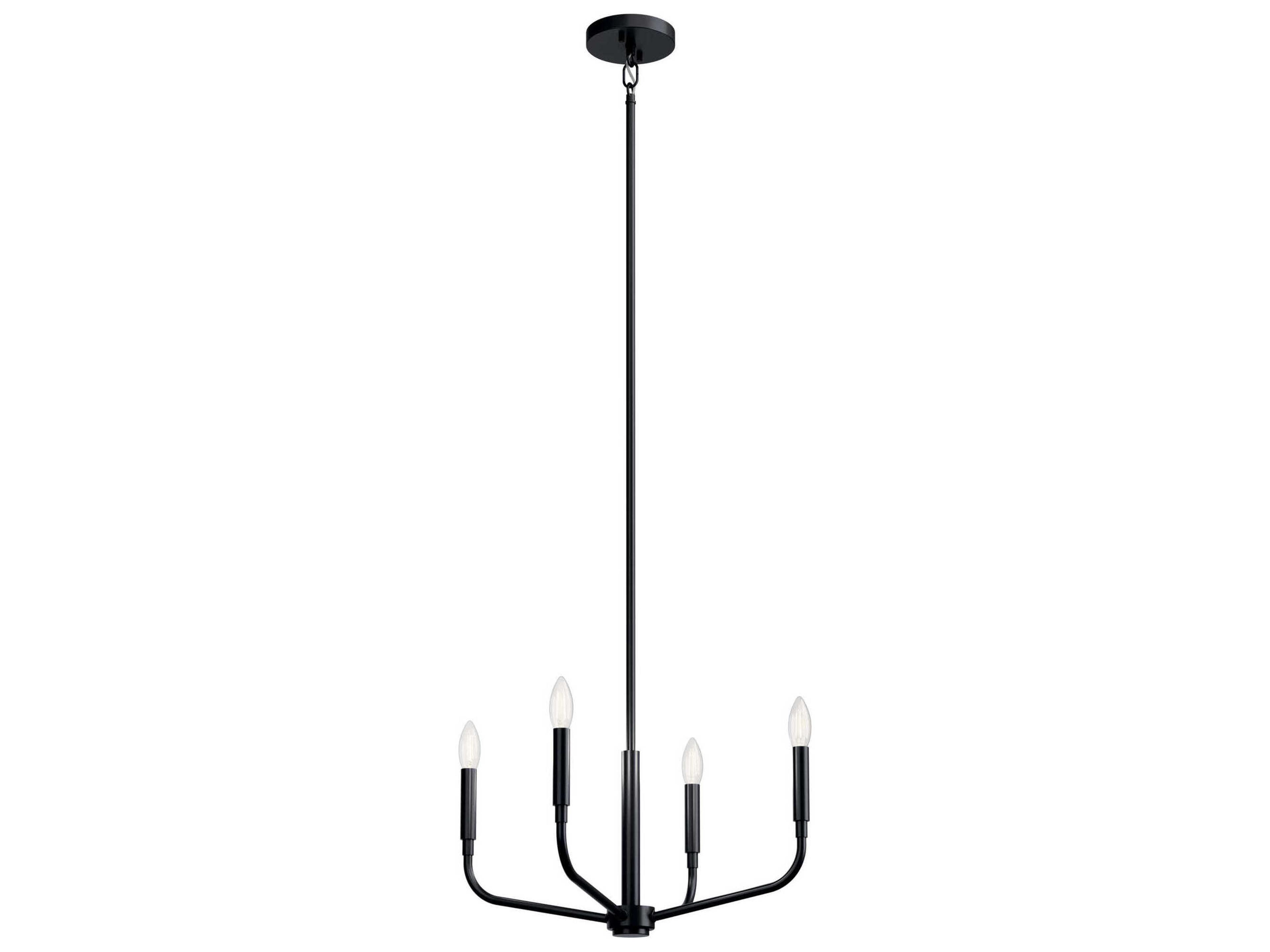 Madden 4-Light Black Chandelier