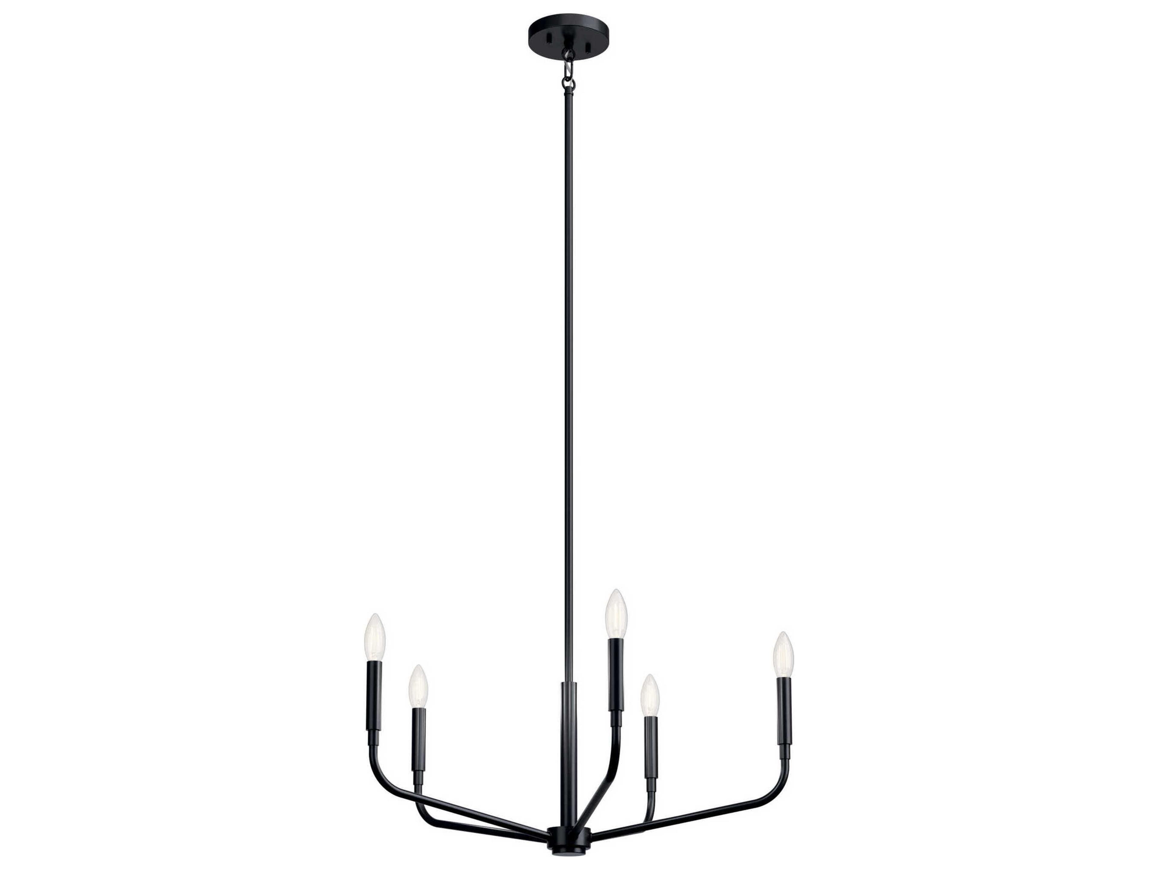 Madden 5-Light Black Chandelier