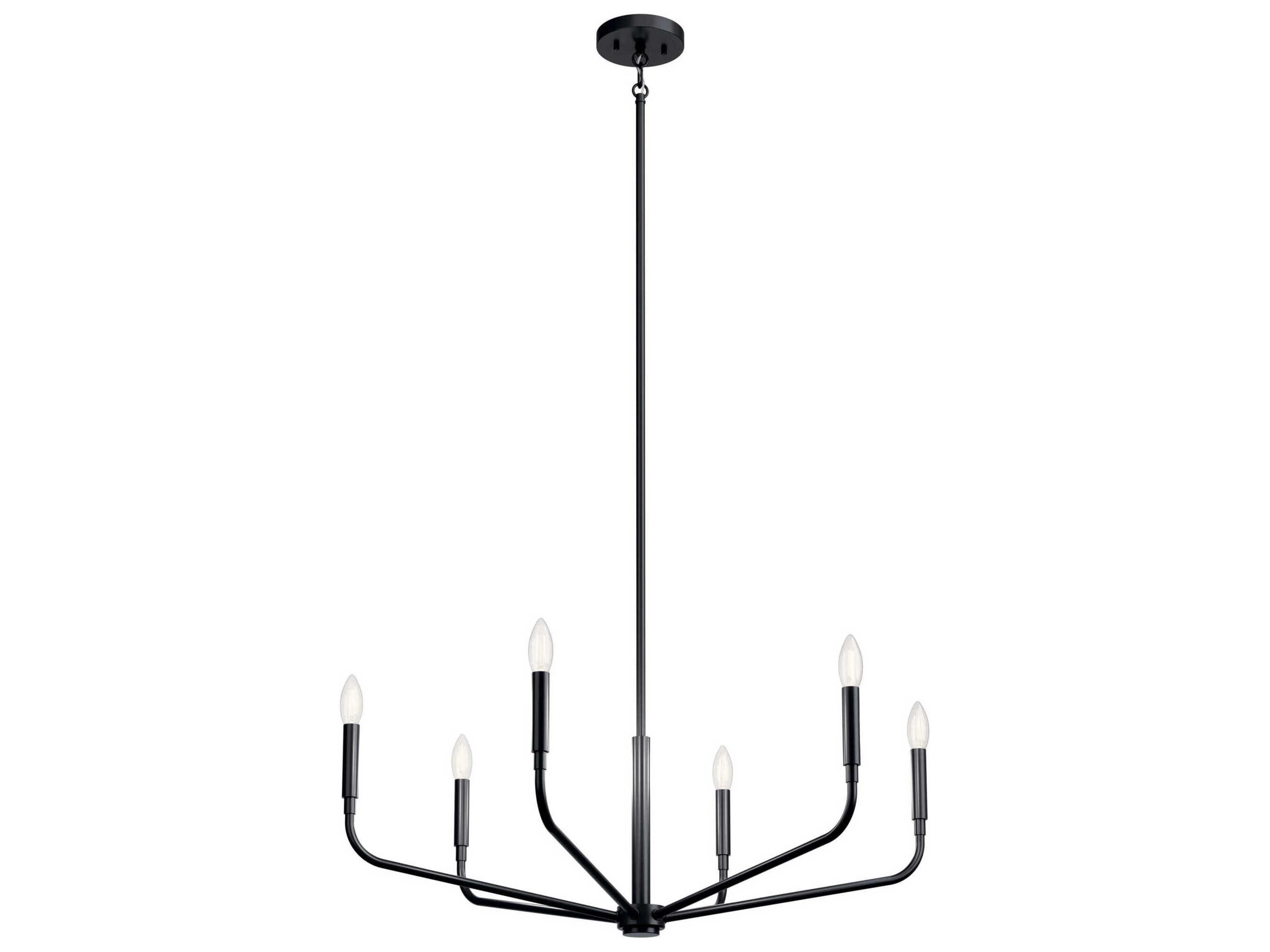 Madden 6-Light Black Chandelier