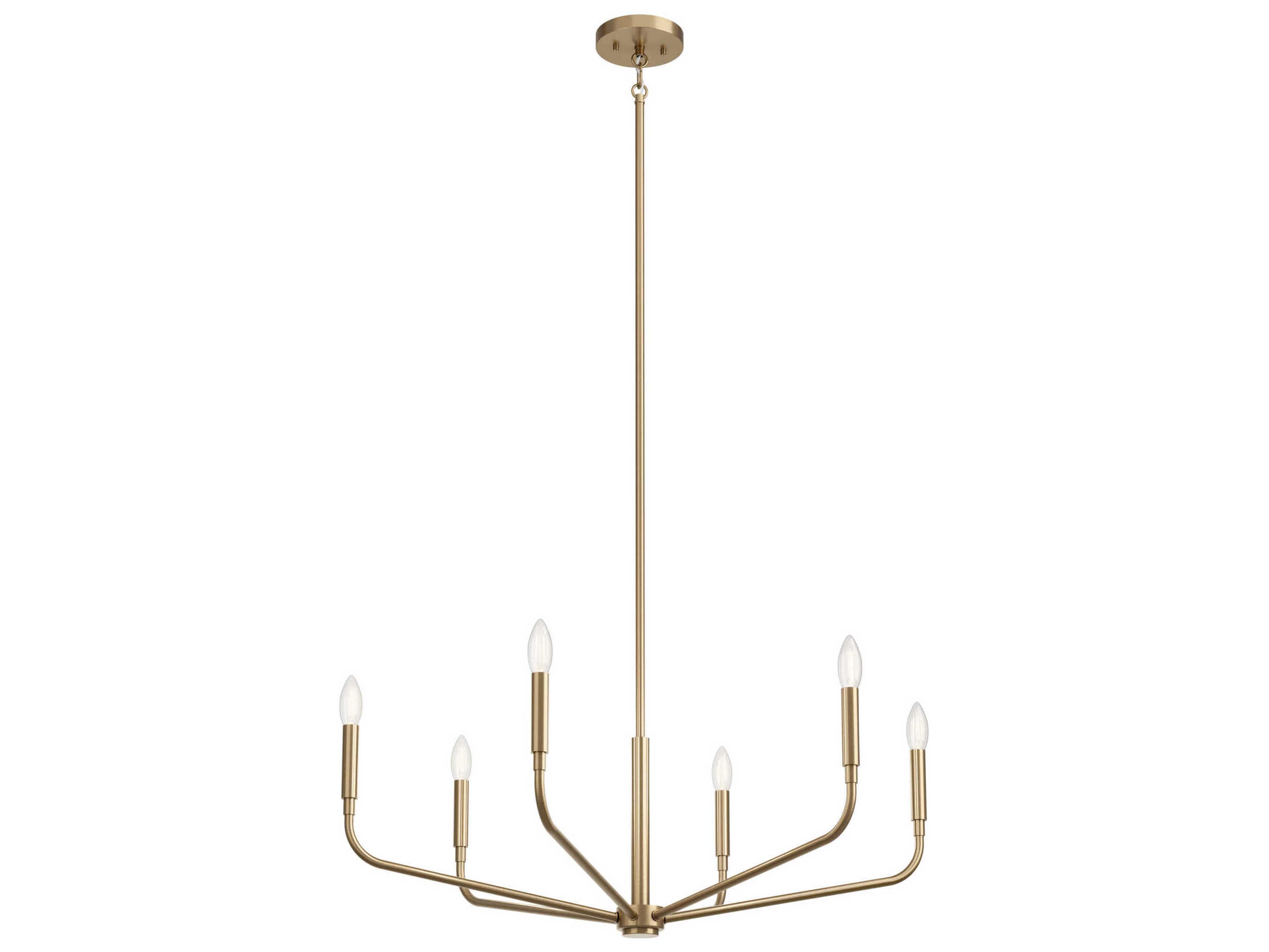 Madden 6-Light Champagne Bronze Chandelier