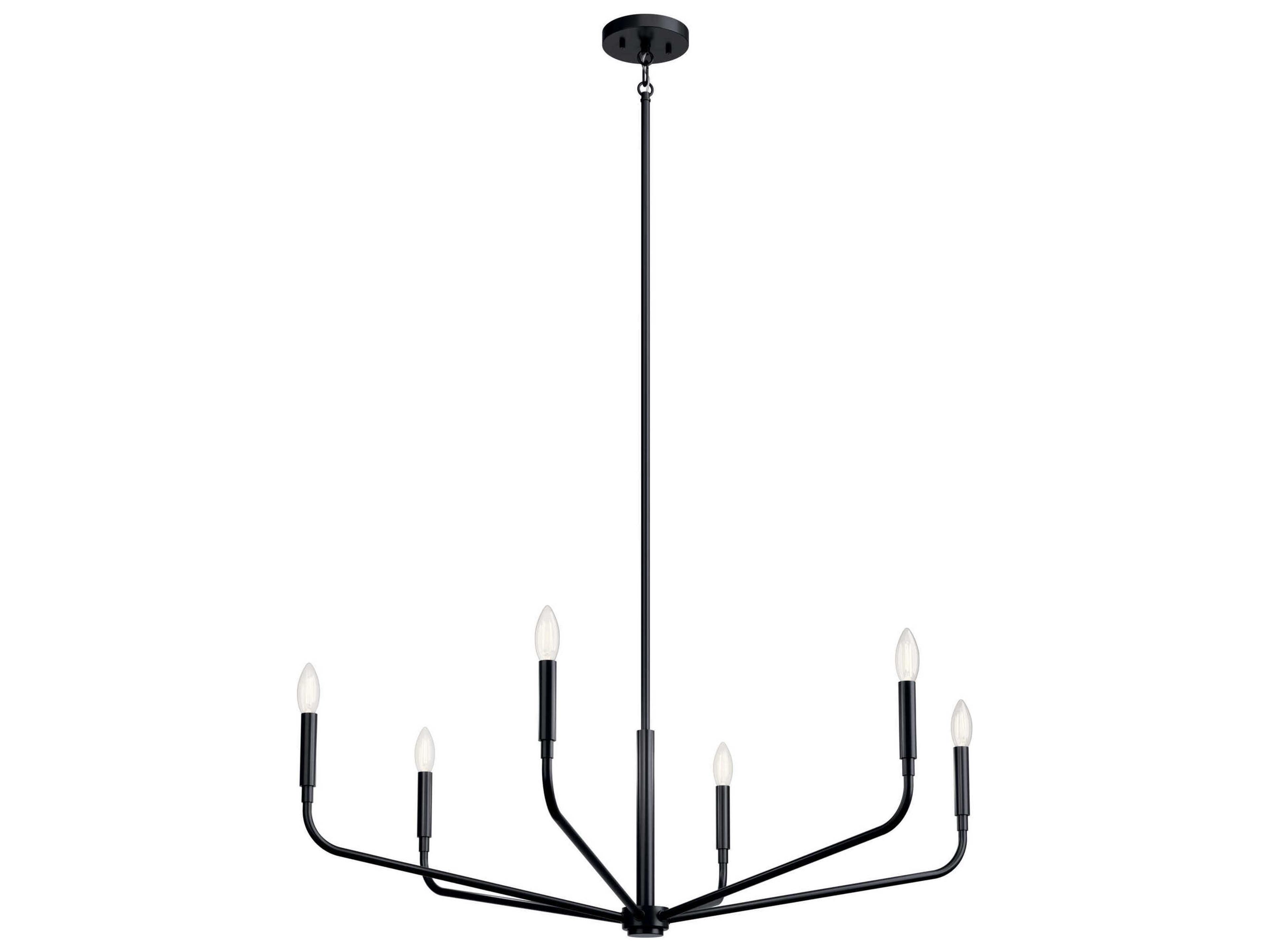 Madden 6-Light Black Chandelier