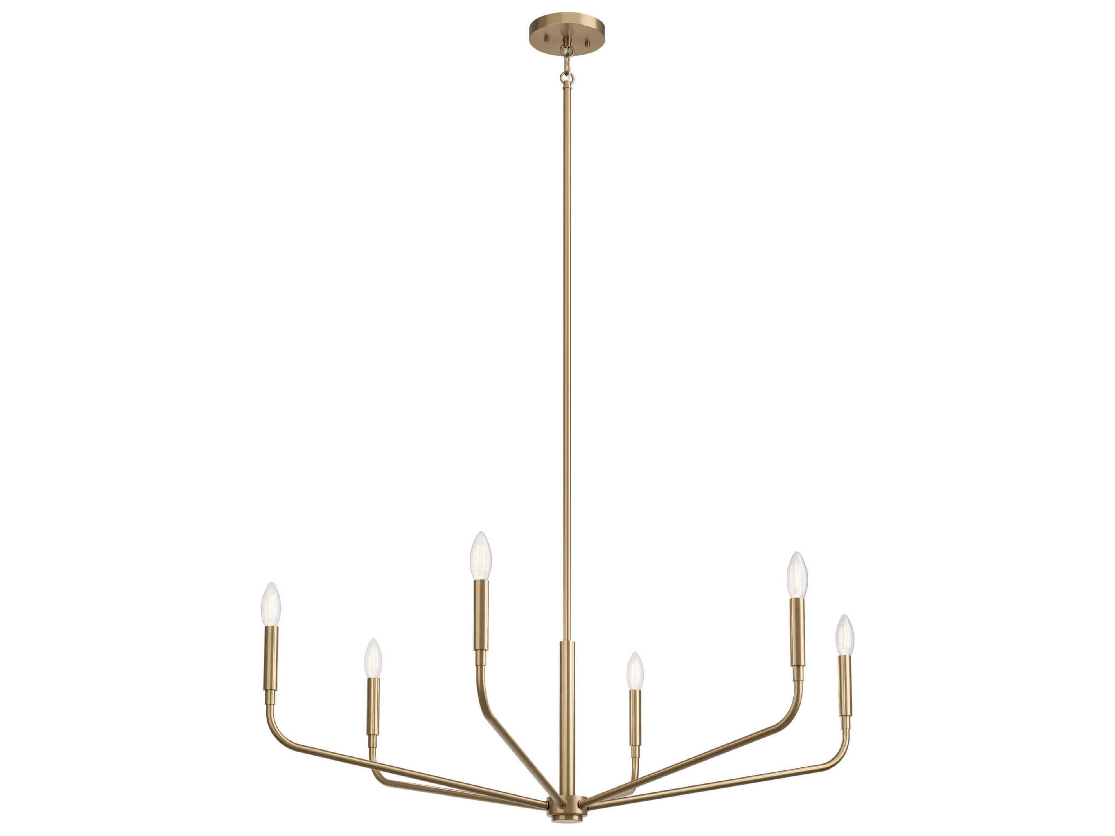 Madden 6-Light Champagne Bronze Chandelier