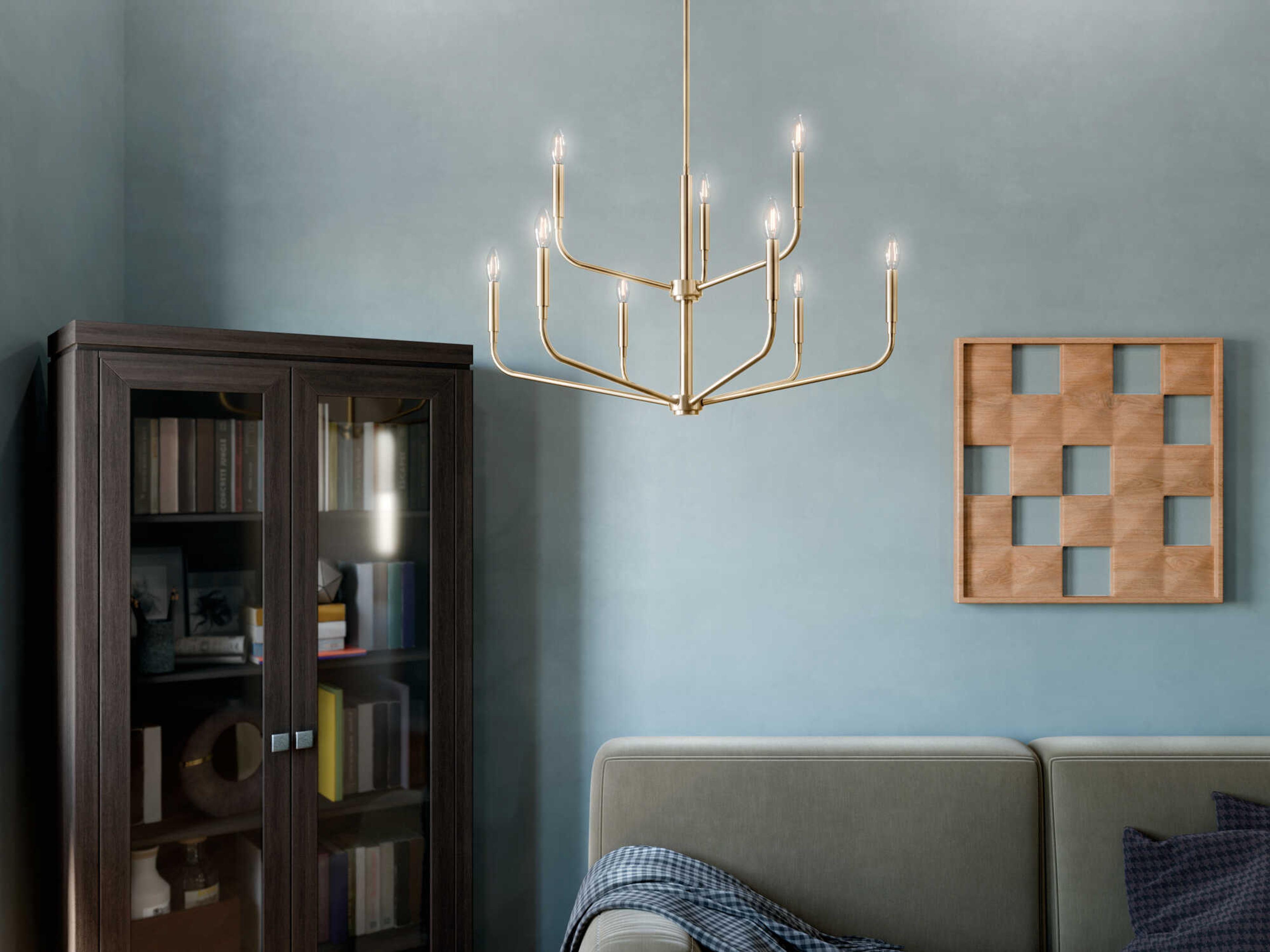 Kichler Madden 9-Light Champagne Bronze Chandelier