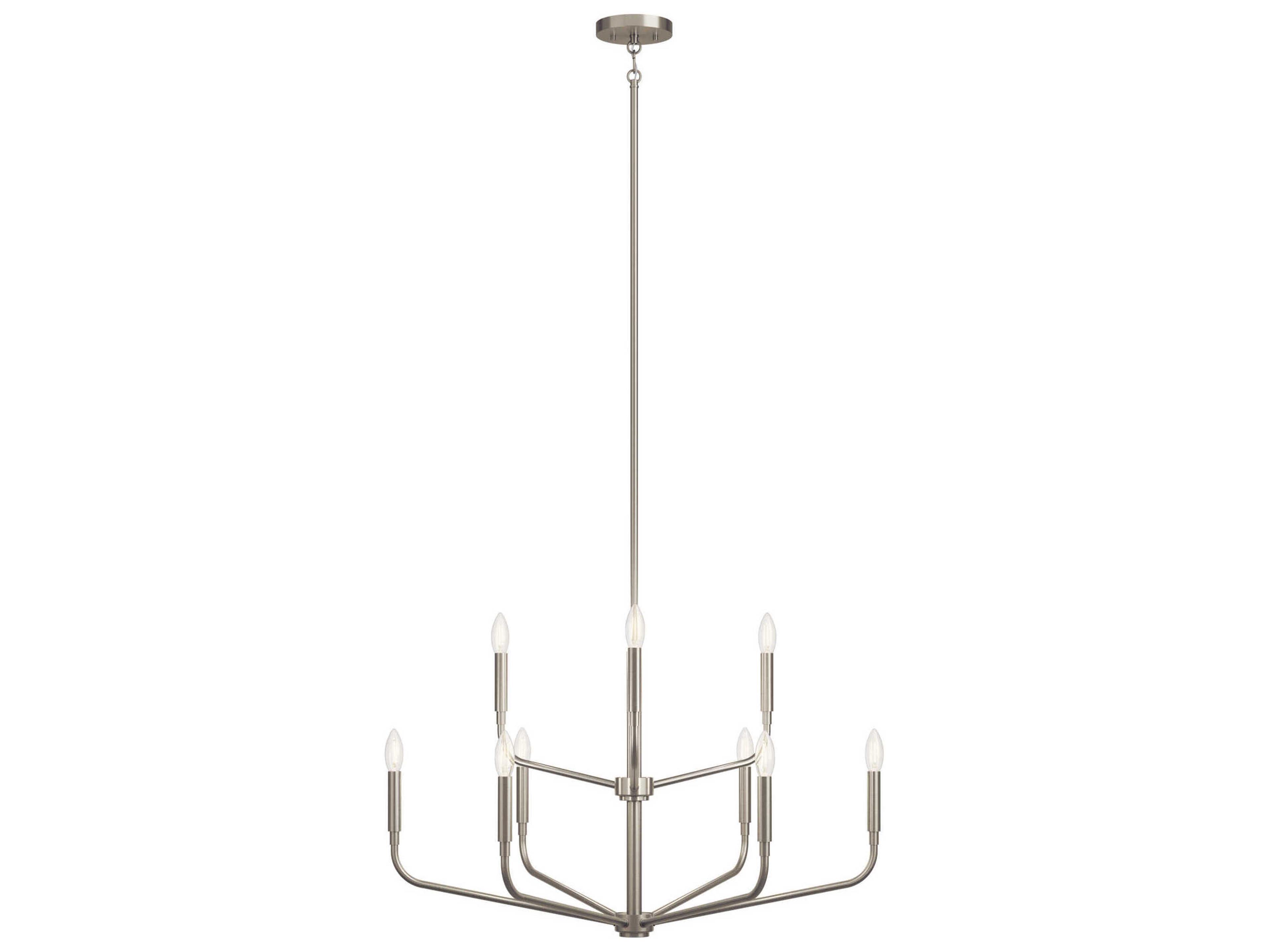 Kichler Madden 9-Light Brushed Nickel Chandelier