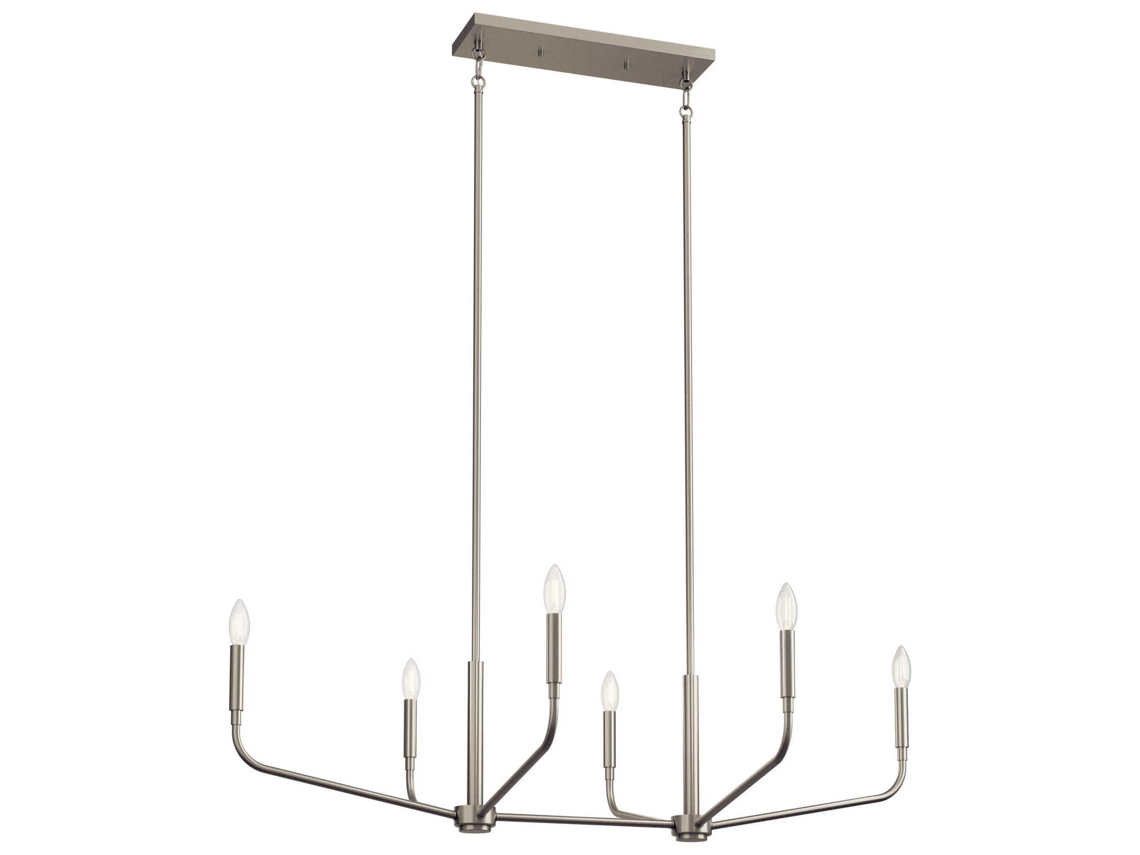 Madden 6-Light Brushed Nickel Island Pendant