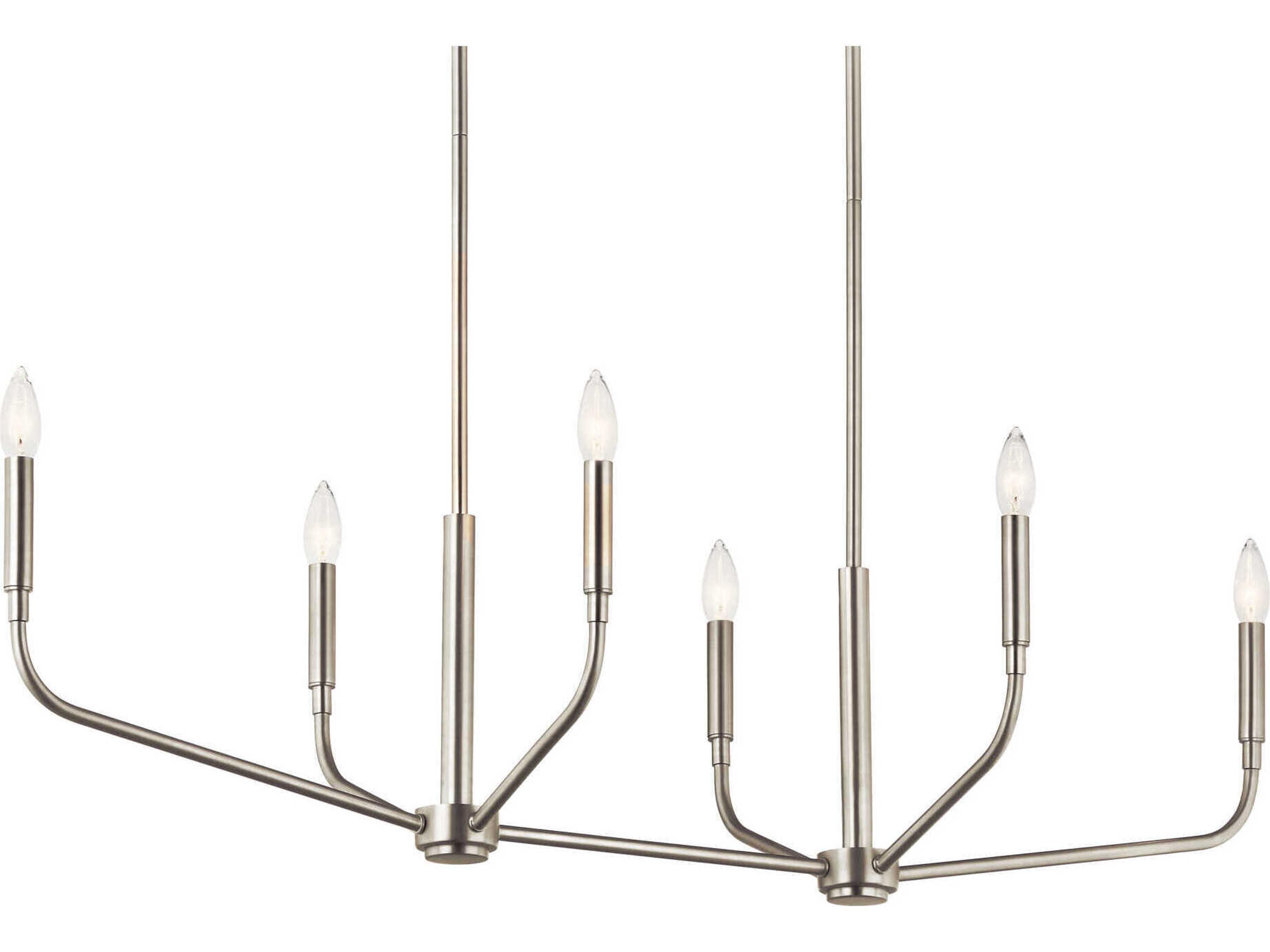 Kichler Madden 6-Light Brushed Nickel Island Pendant