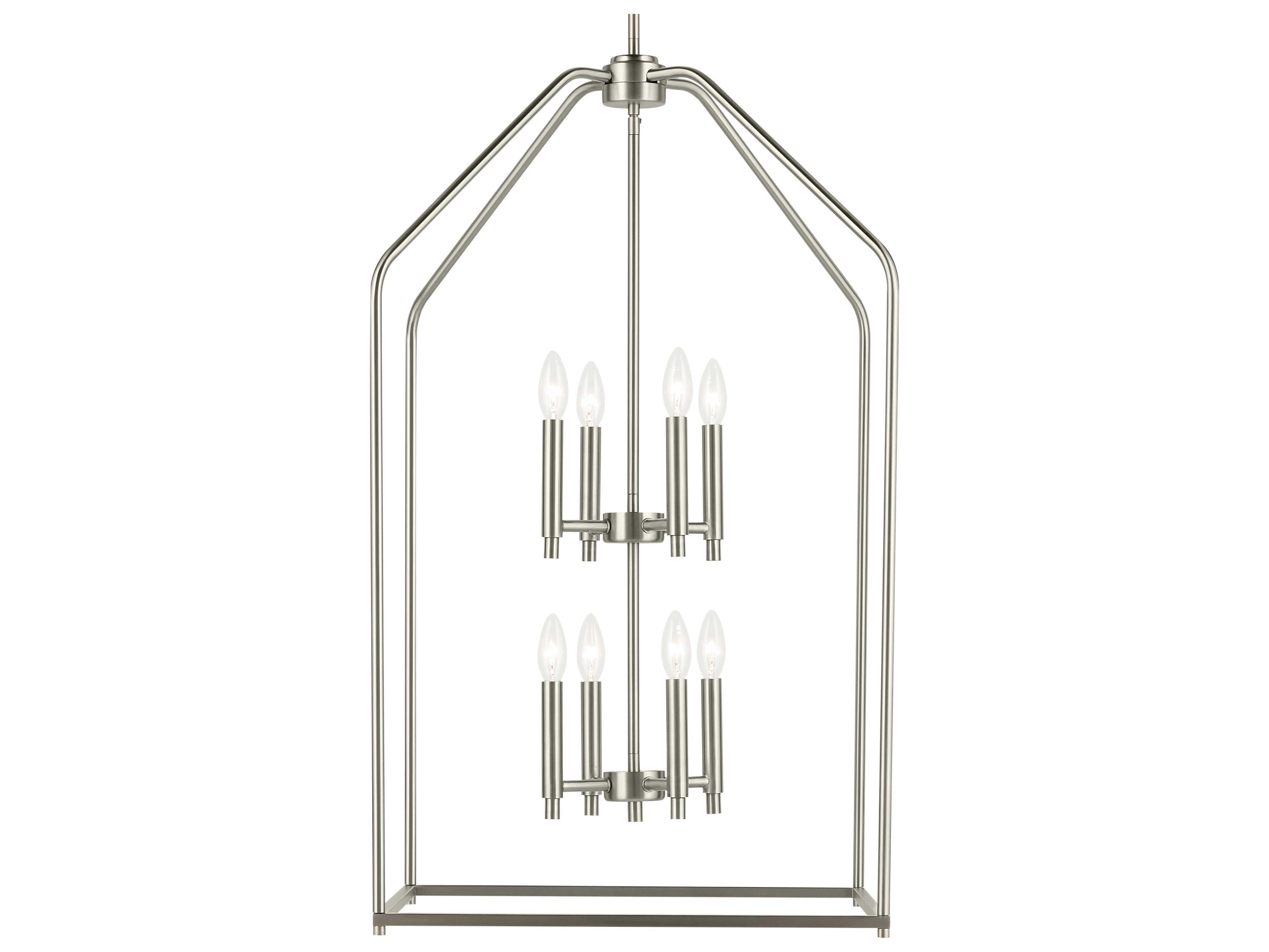 Kichler Madden 8-Light Brushed Nickel Tiered Pendant
