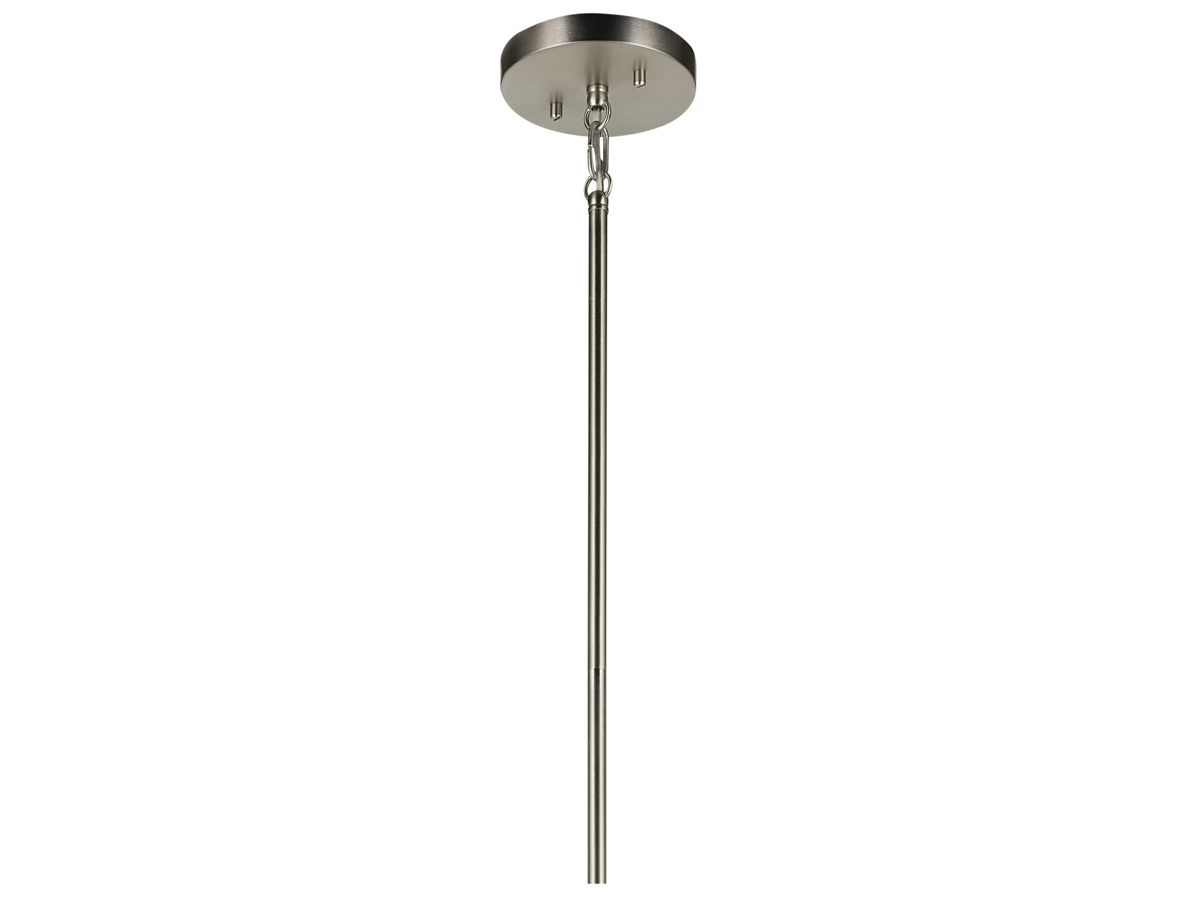 Kichler Madden 8-Light Brushed Nickel Tiered Pendant