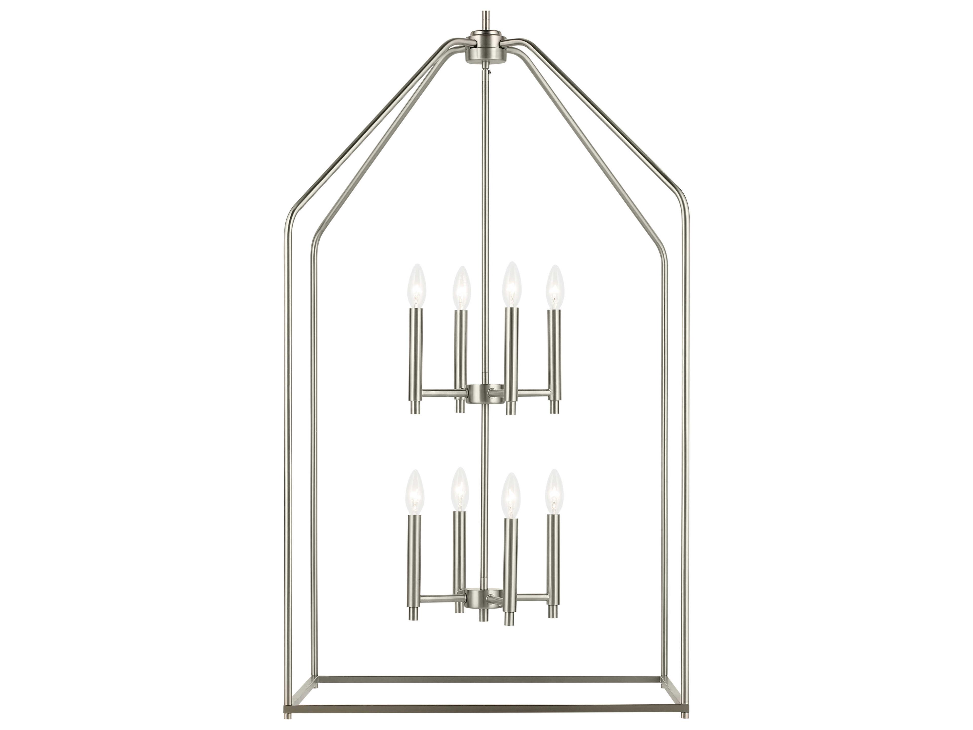 Kichler Madden 8-Light Brushed Nickel Tiered Pendant