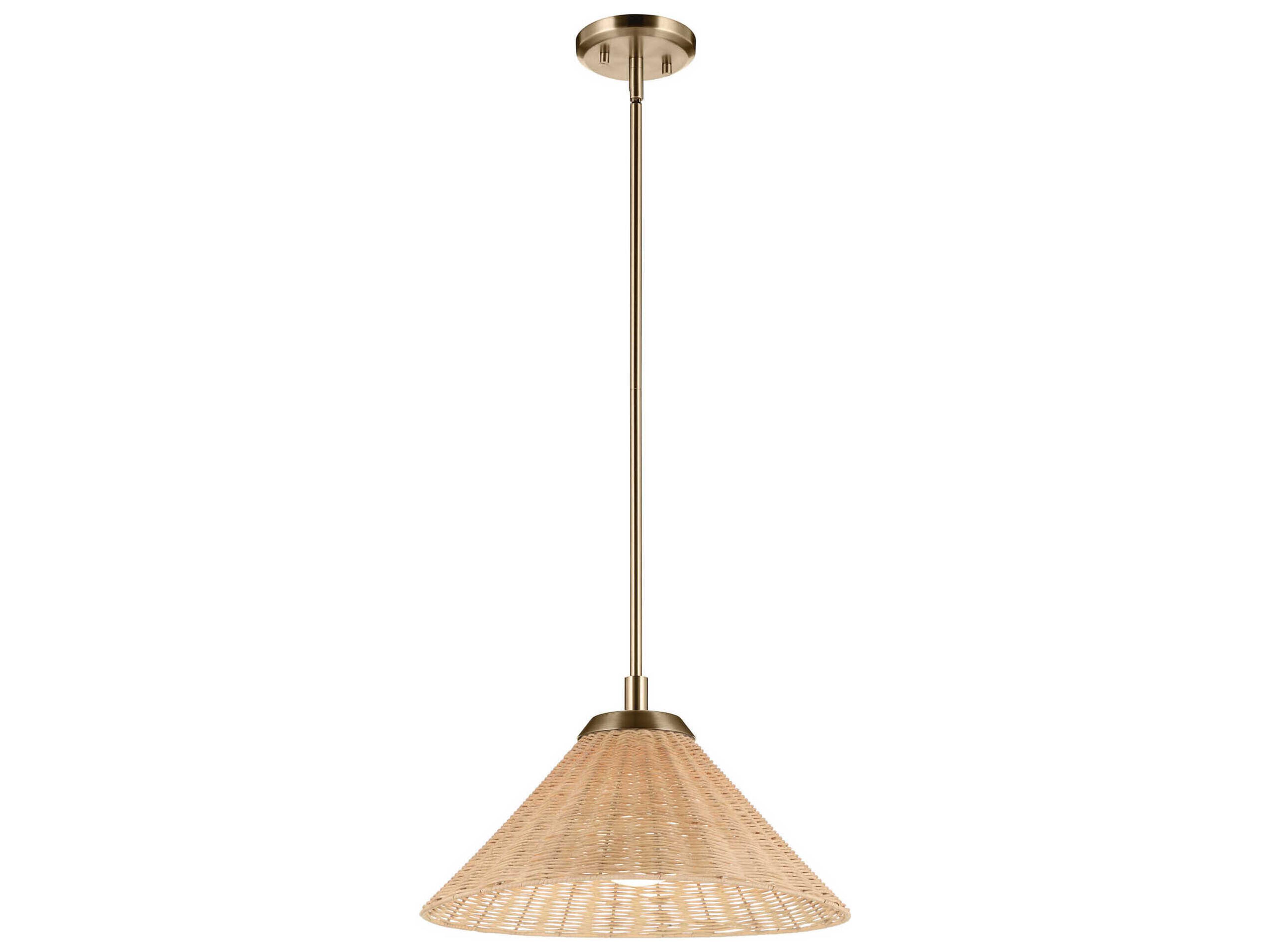 Bekah 1-Light Champagne Bronze Pendant