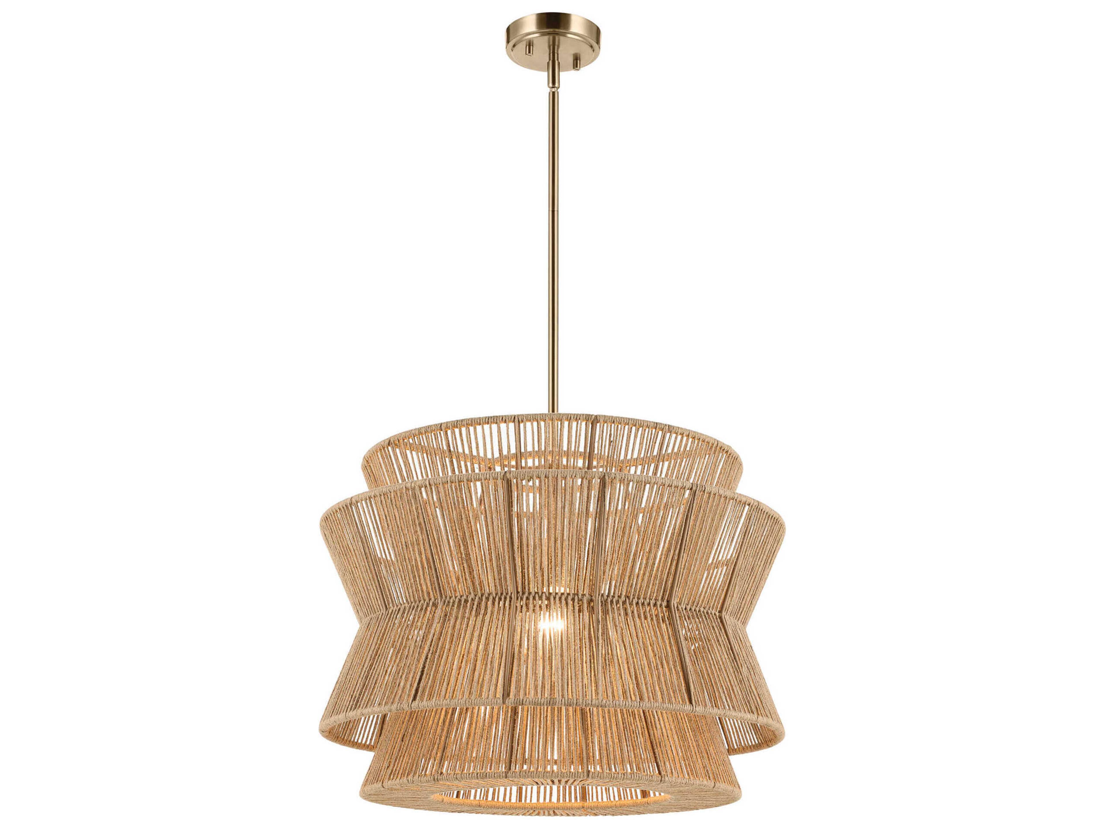Ophira 1-Light Champagne Bronze Brown Pendant
