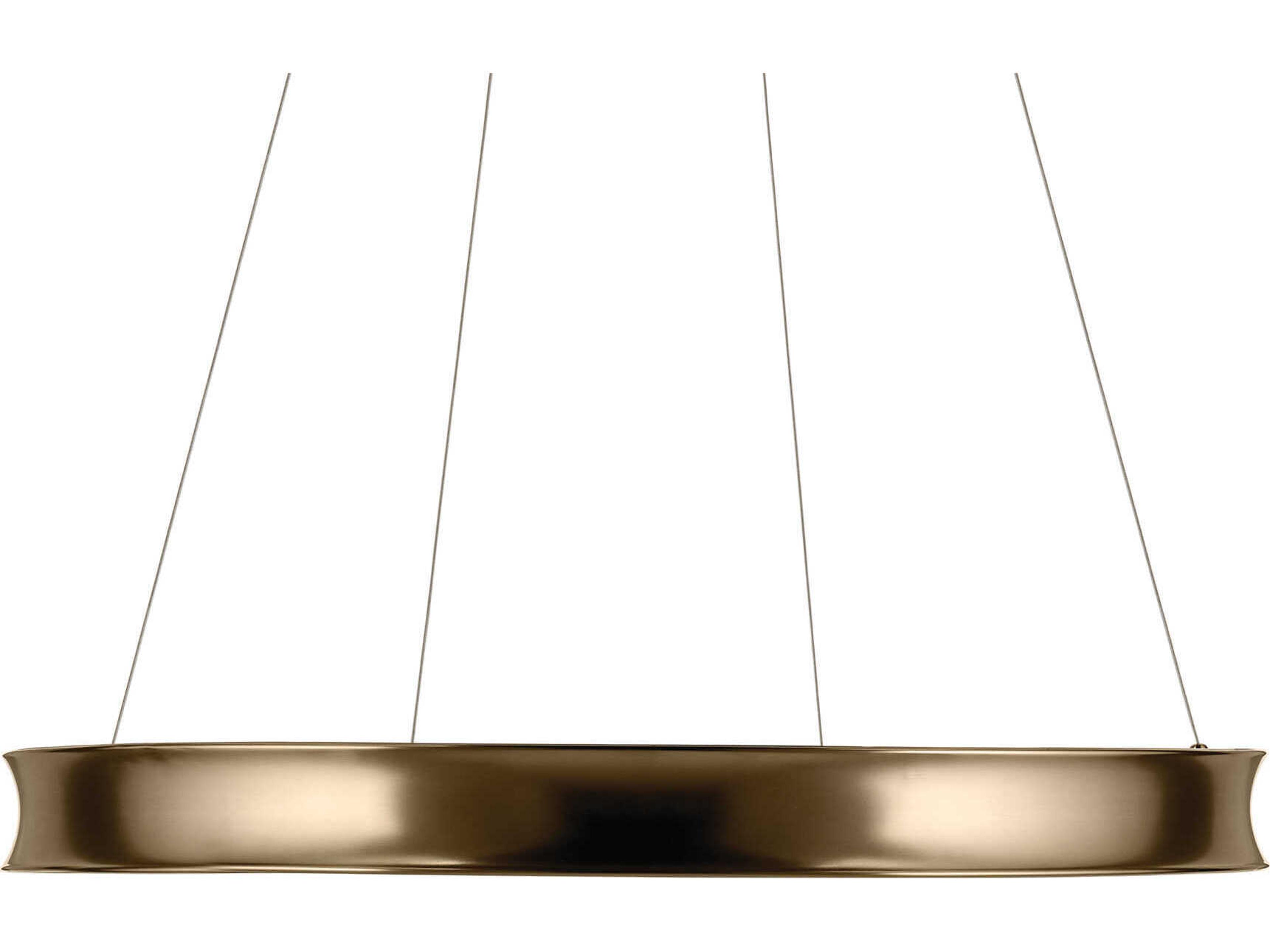 Kichler Larousse 1-Light Champagne Bronze Round Pendant