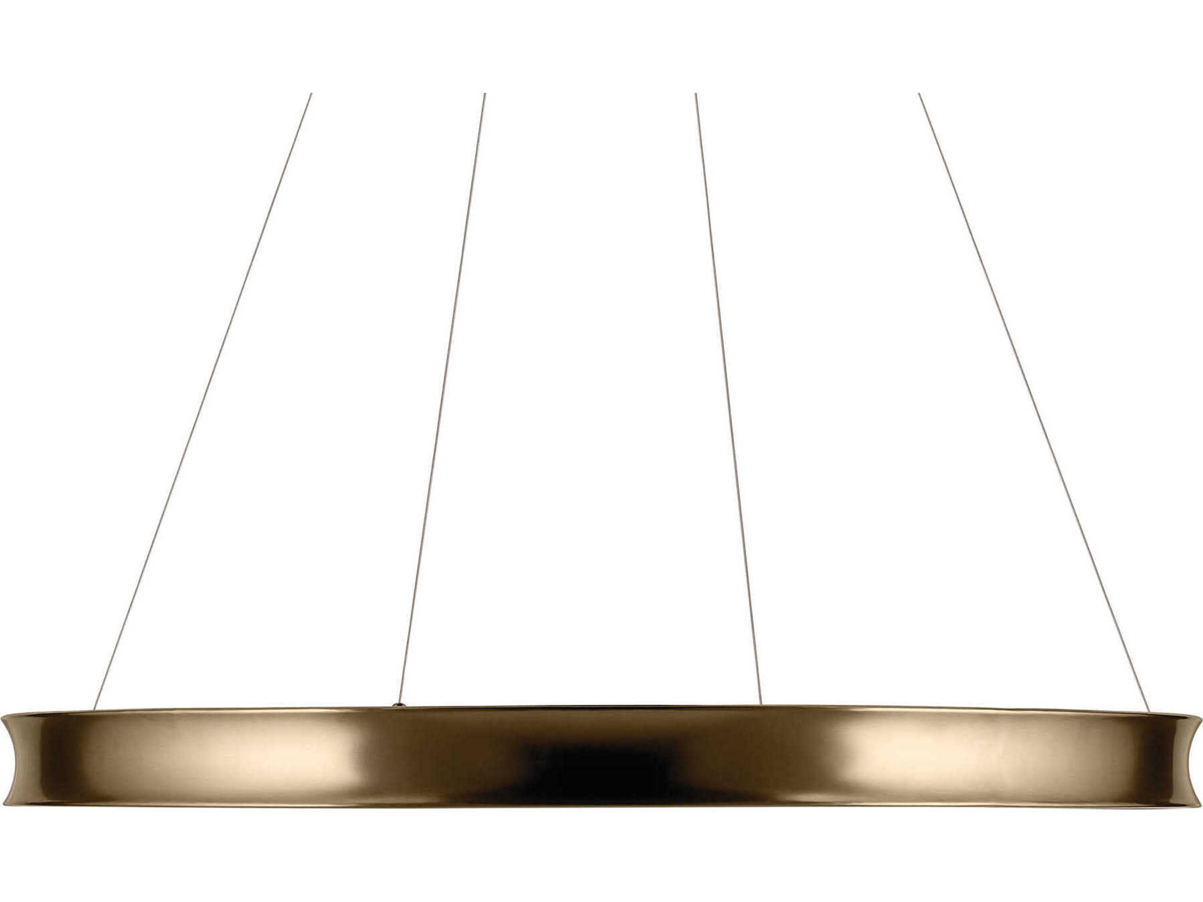 Kichler Larousse 1-Light Champagne Bronze Round Pendant