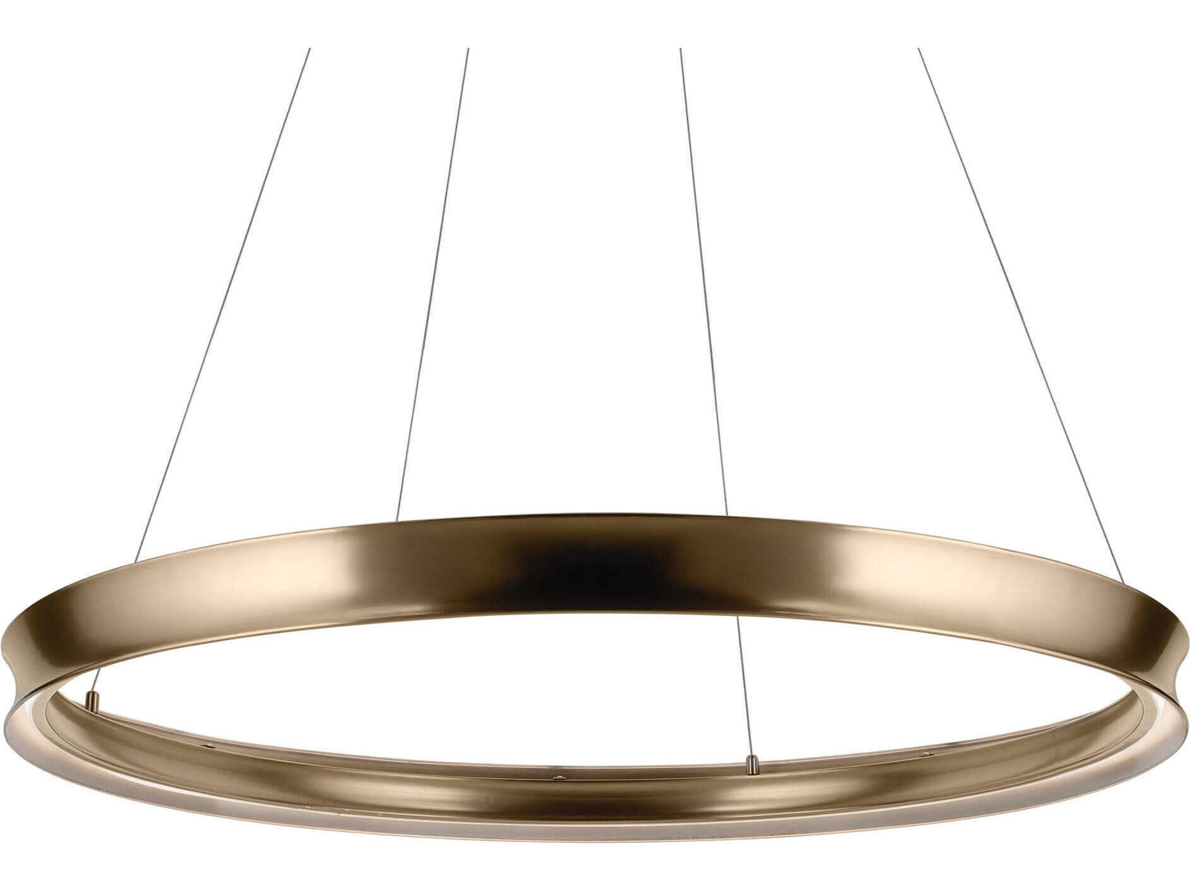 Kichler Larousse 1-Light Champagne Bronze Round Pendant
