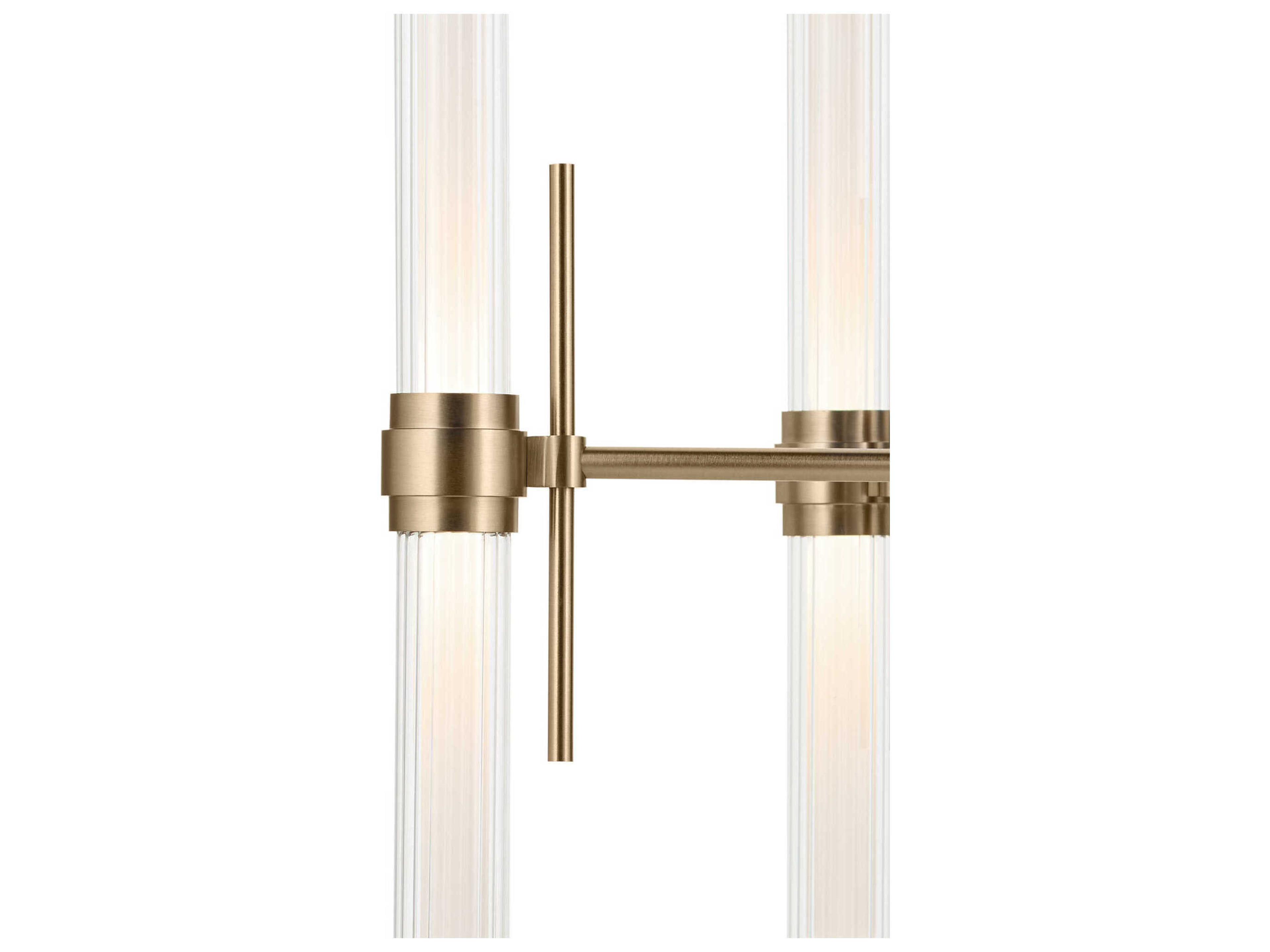 Kichler Riven 12-Light Champagne Bronze Cylinder Chandelier