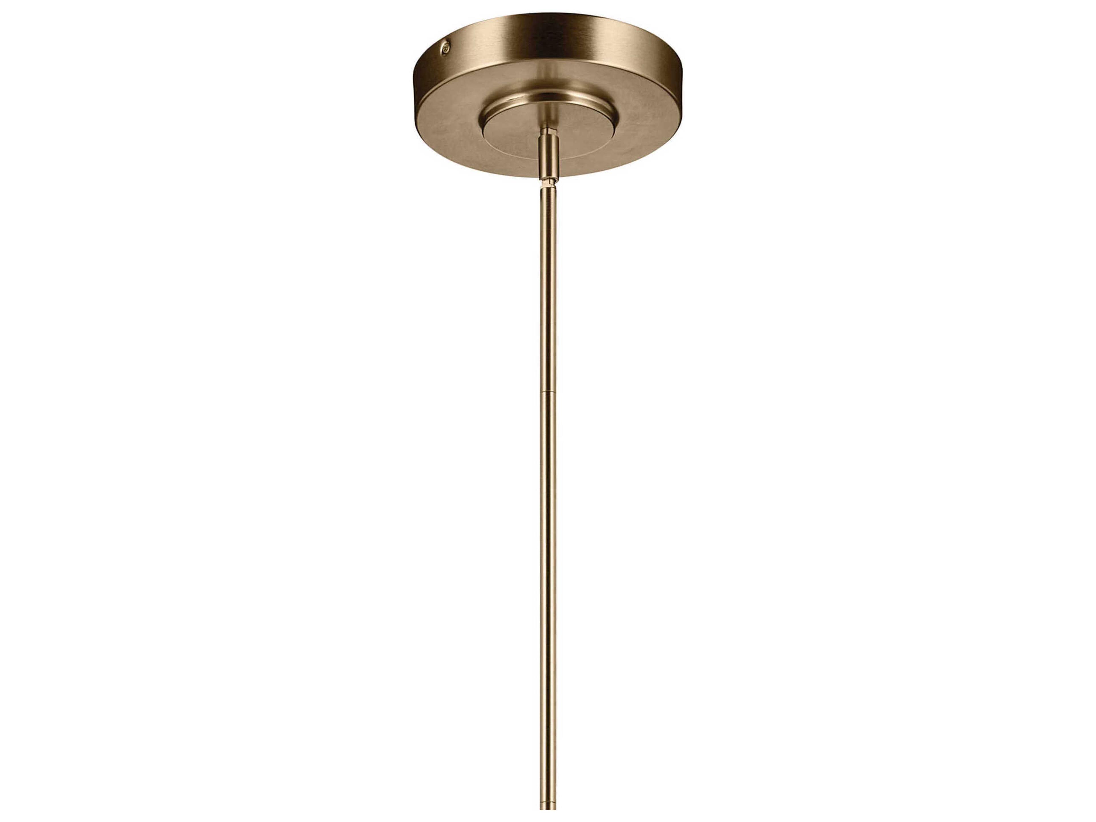 Kichler Riven 12-Light Champagne Bronze Cylinder Chandelier