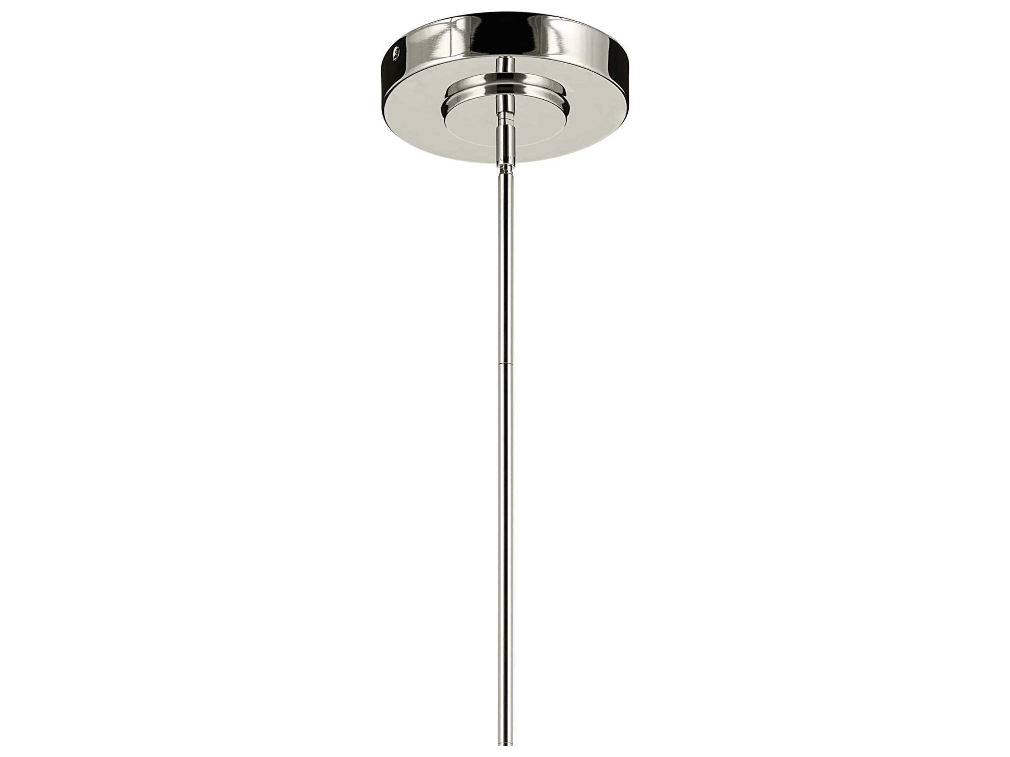 Kichler Riven 12-Light Polished Nickel Cylinder Chandelier