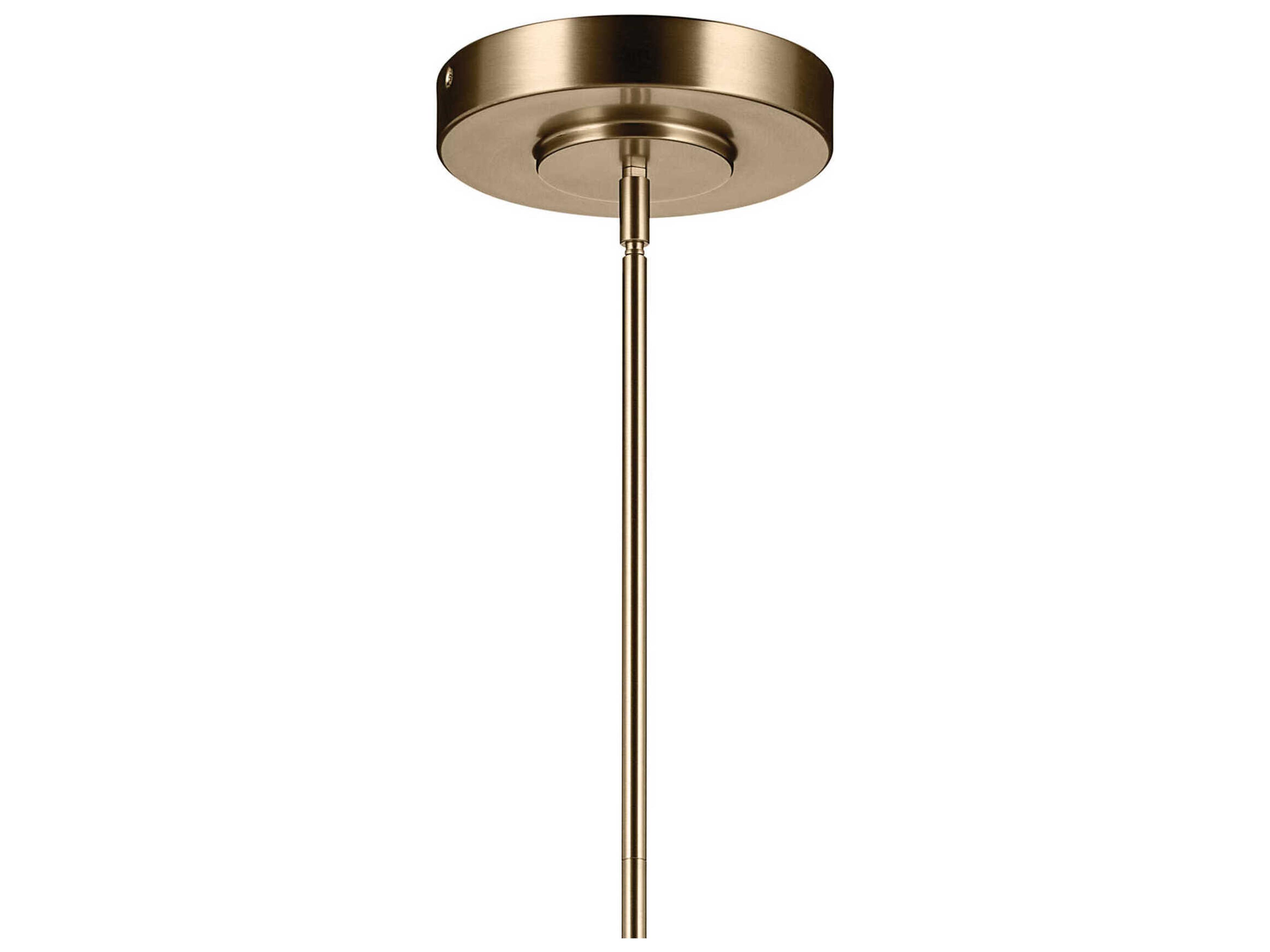 Kichler Riven 1-Light Champagne Bronze Linear Island Pendant