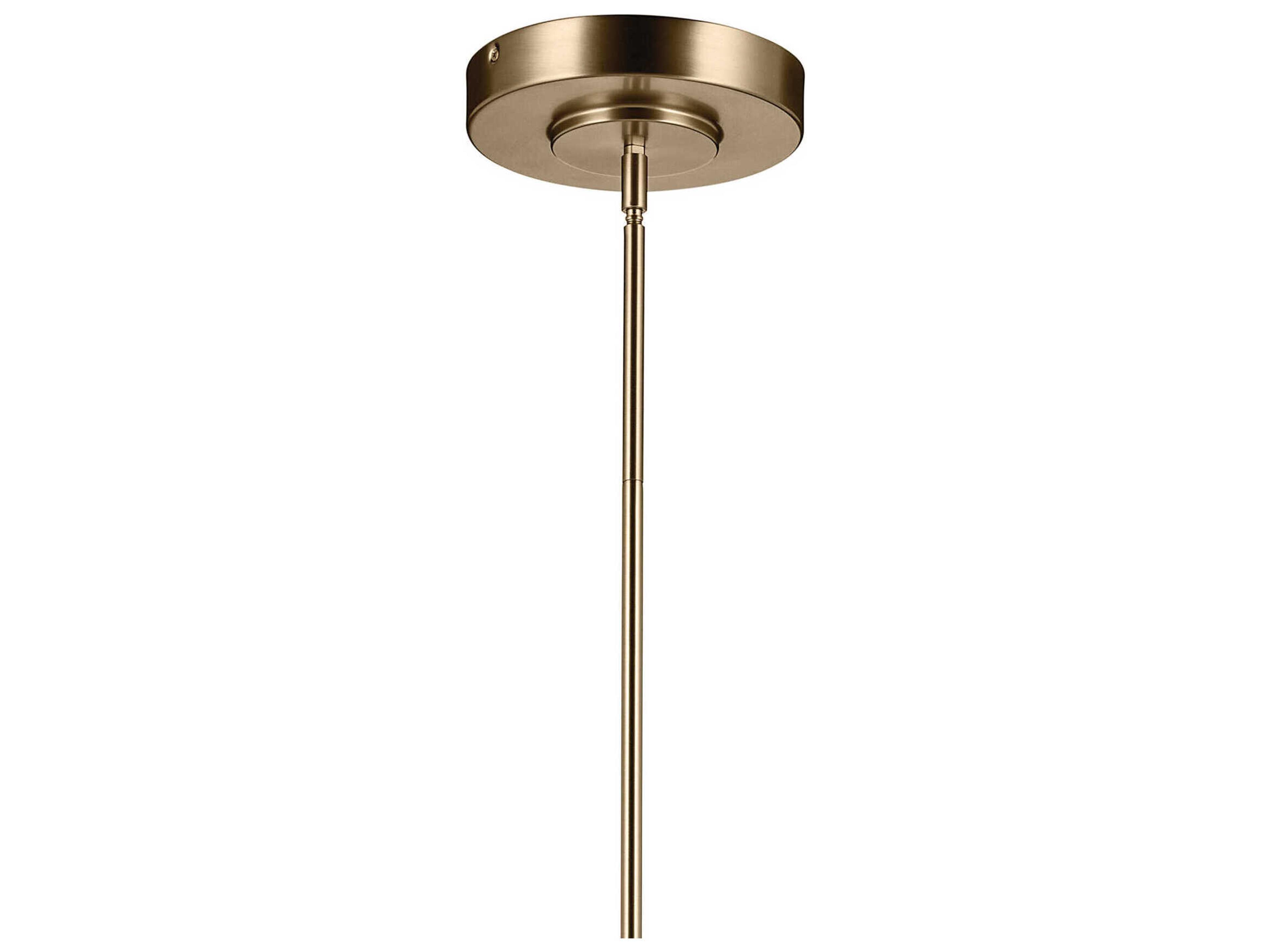 Kichler Riven 1-Light Champagne Bronze Linear Island Pendant