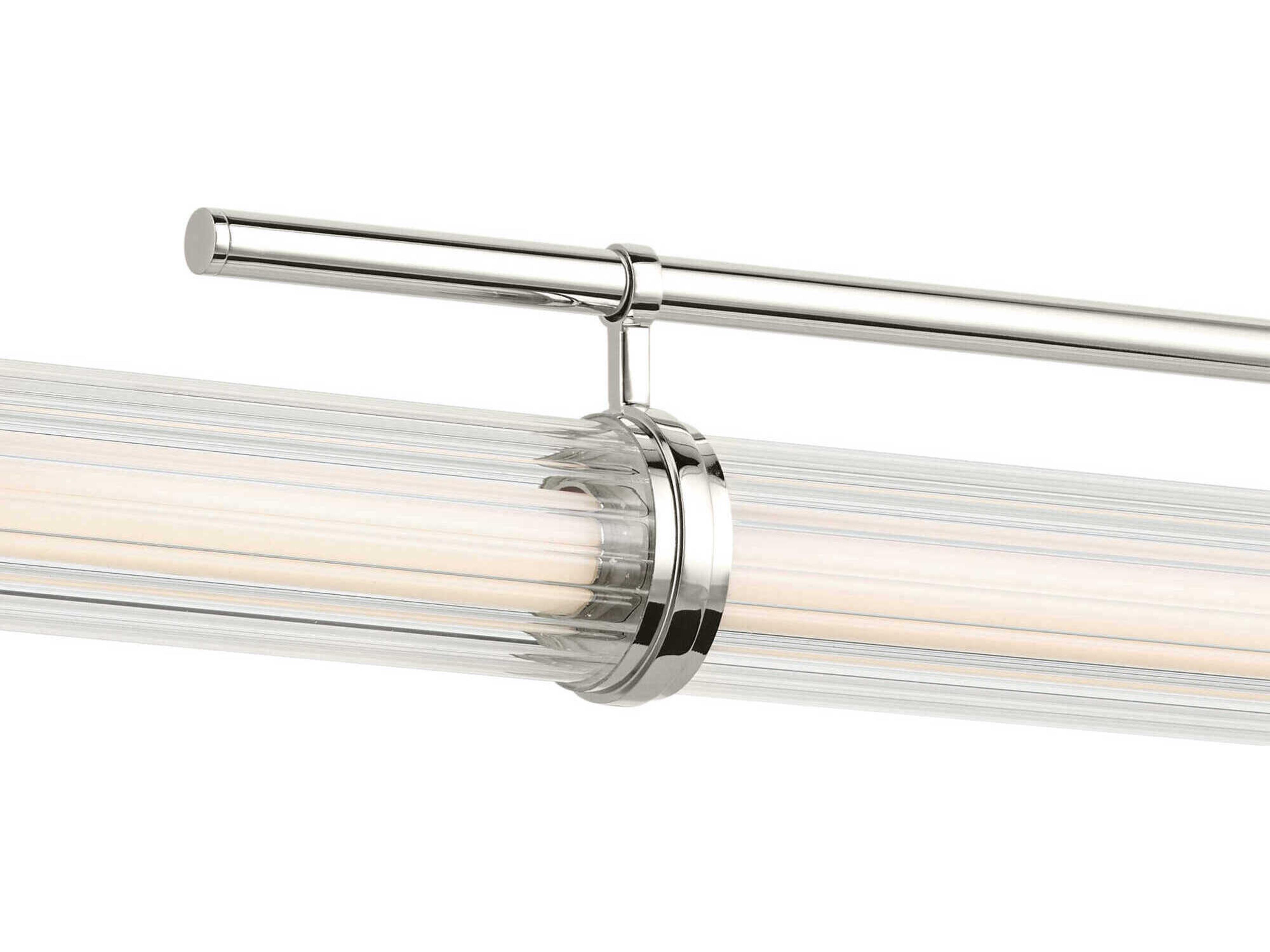 Kichler Riven 1-Light Polished Nickel Linear Island Pendant