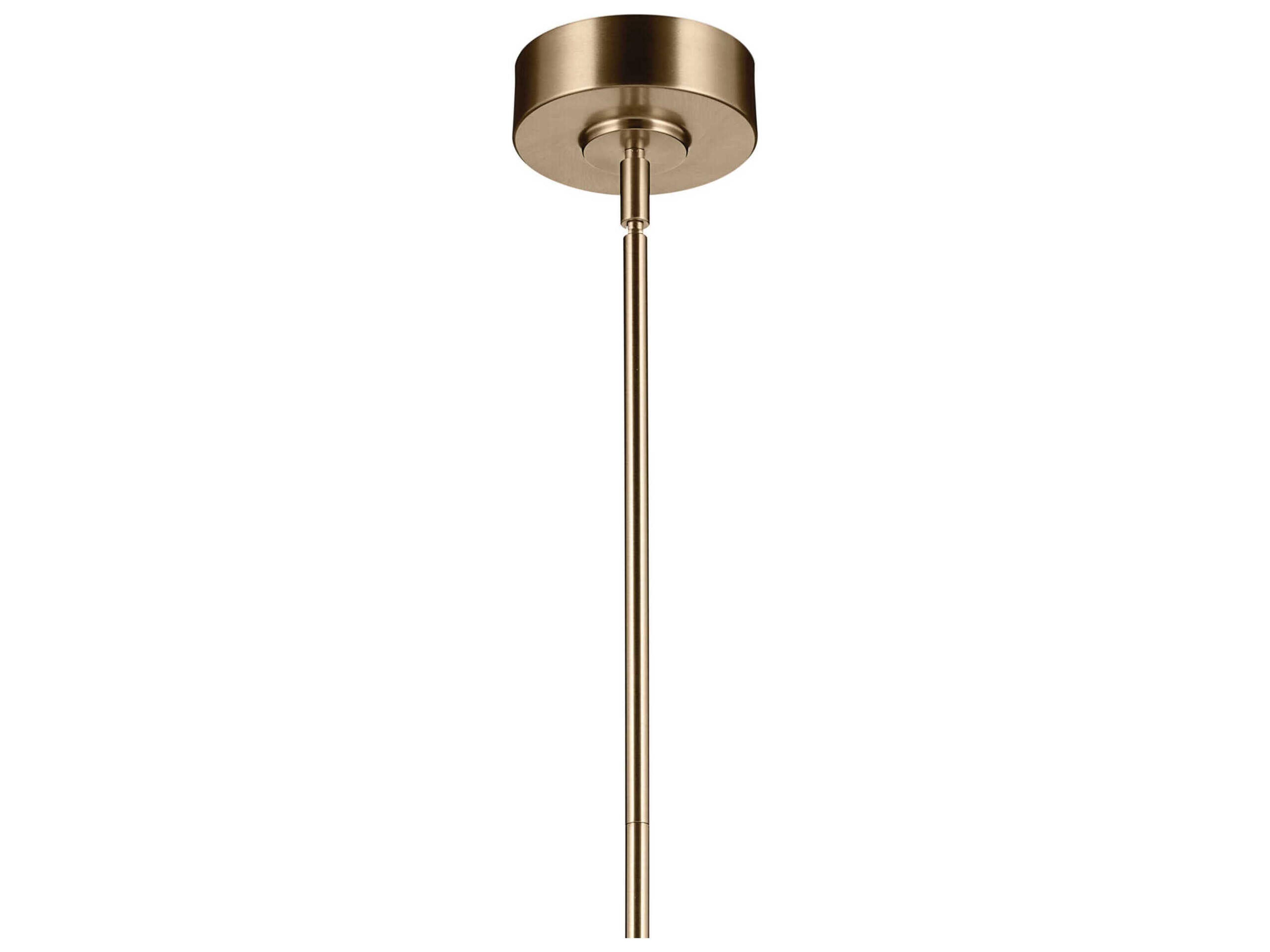 Kichler Riven 1-Light Champagne Bronze Cylinder Mini Pendant