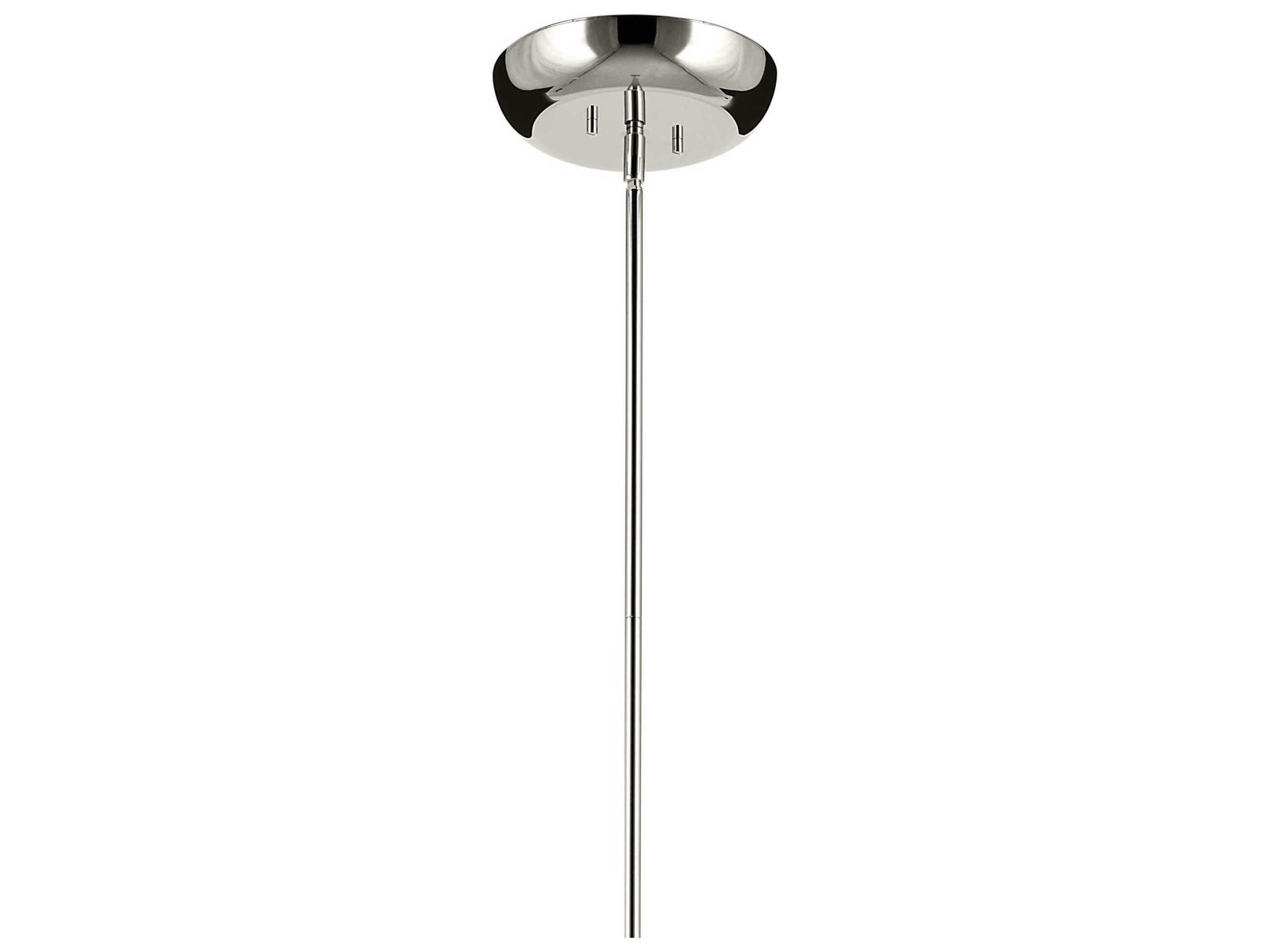 Kichler Moraine 12-Light Polished Nickel Cylinder Chandelier