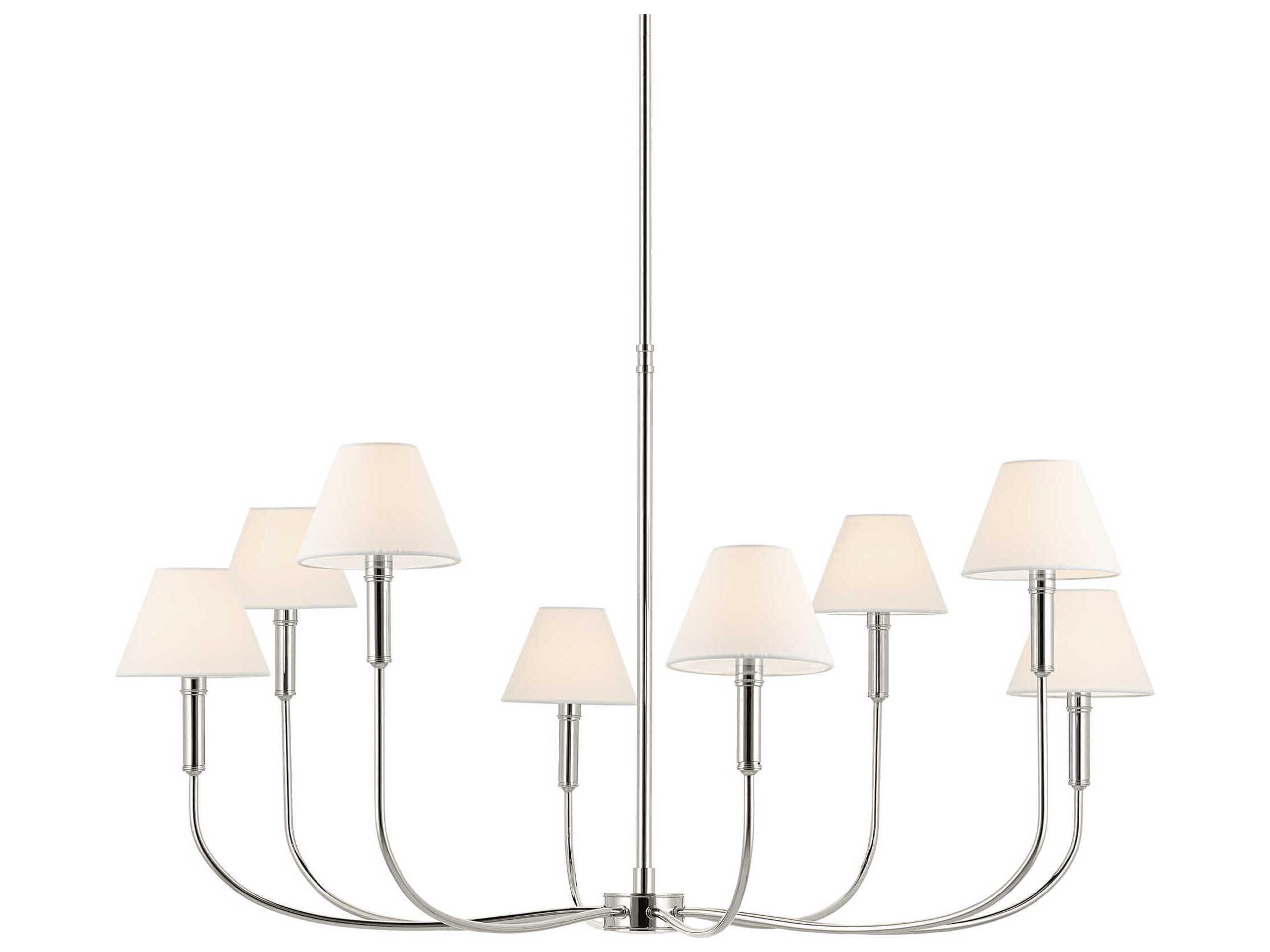 Kichler Eadie 8-Light Polished Nickel Candelabra Chandelier