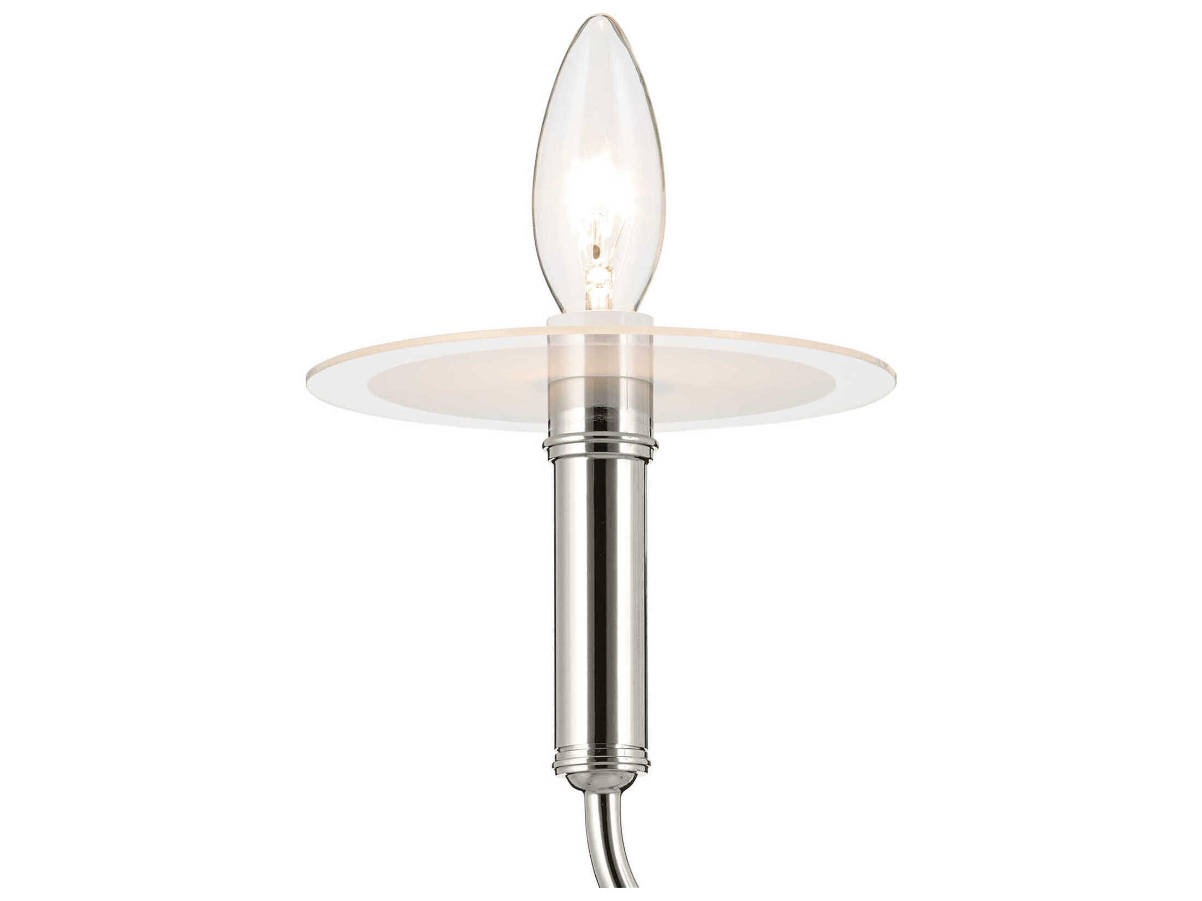 Kichler Eadie 8-Light Polished Nickel Candelabra Chandelier