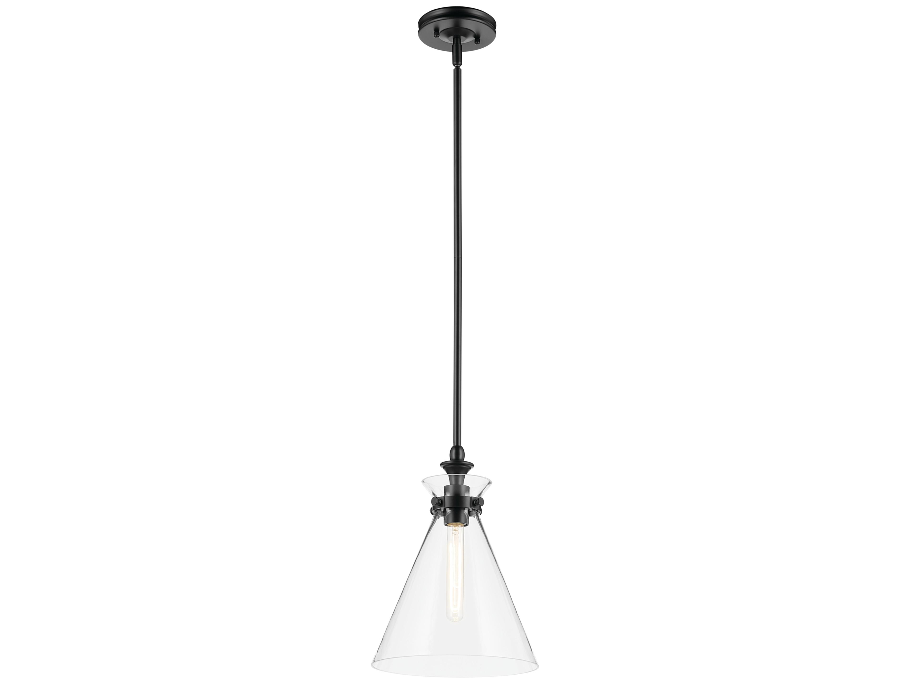 Laria 1-Light Black Mini Pendant