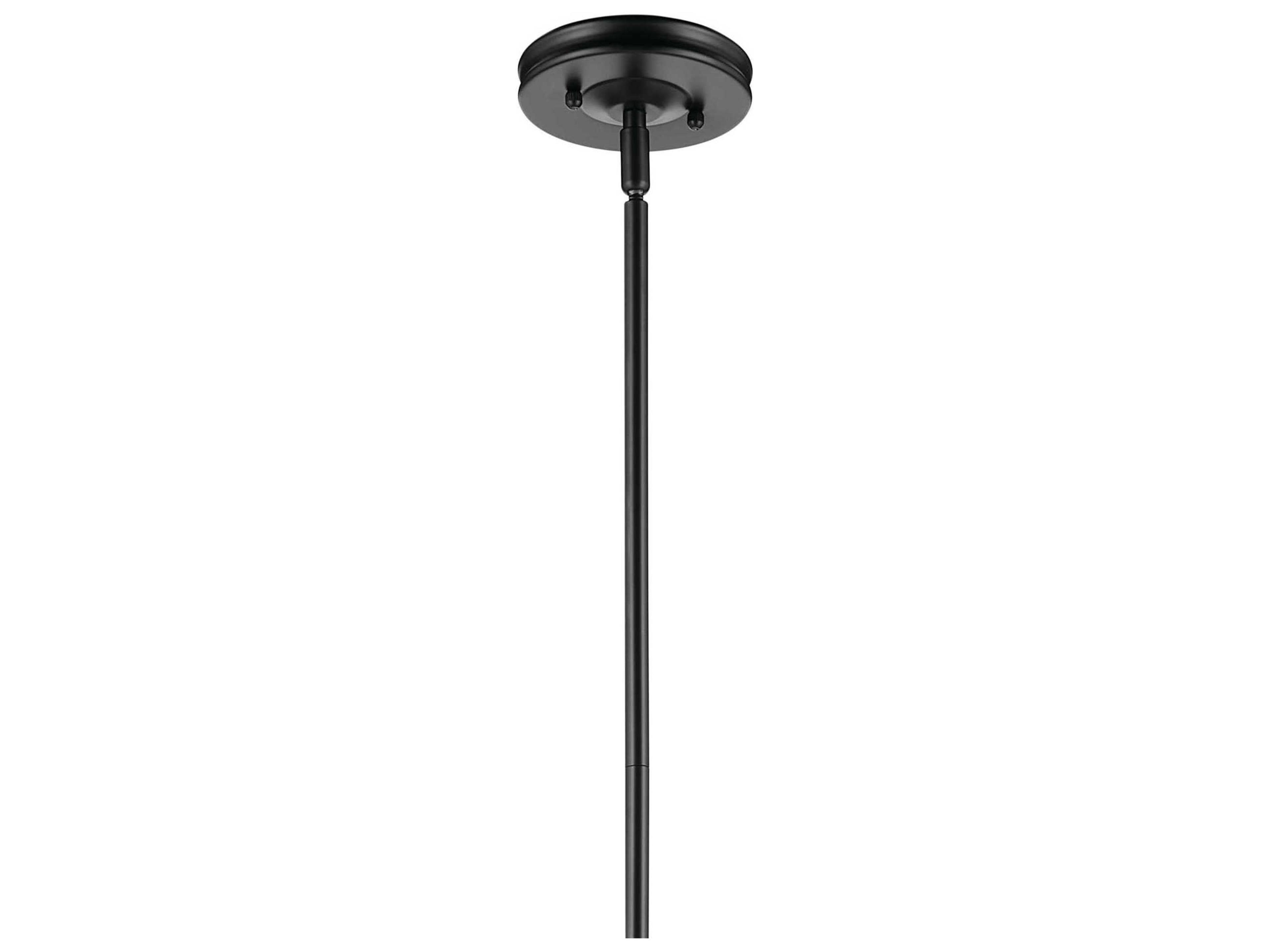 Kichler Laria 1-Light Black Mini Pendant