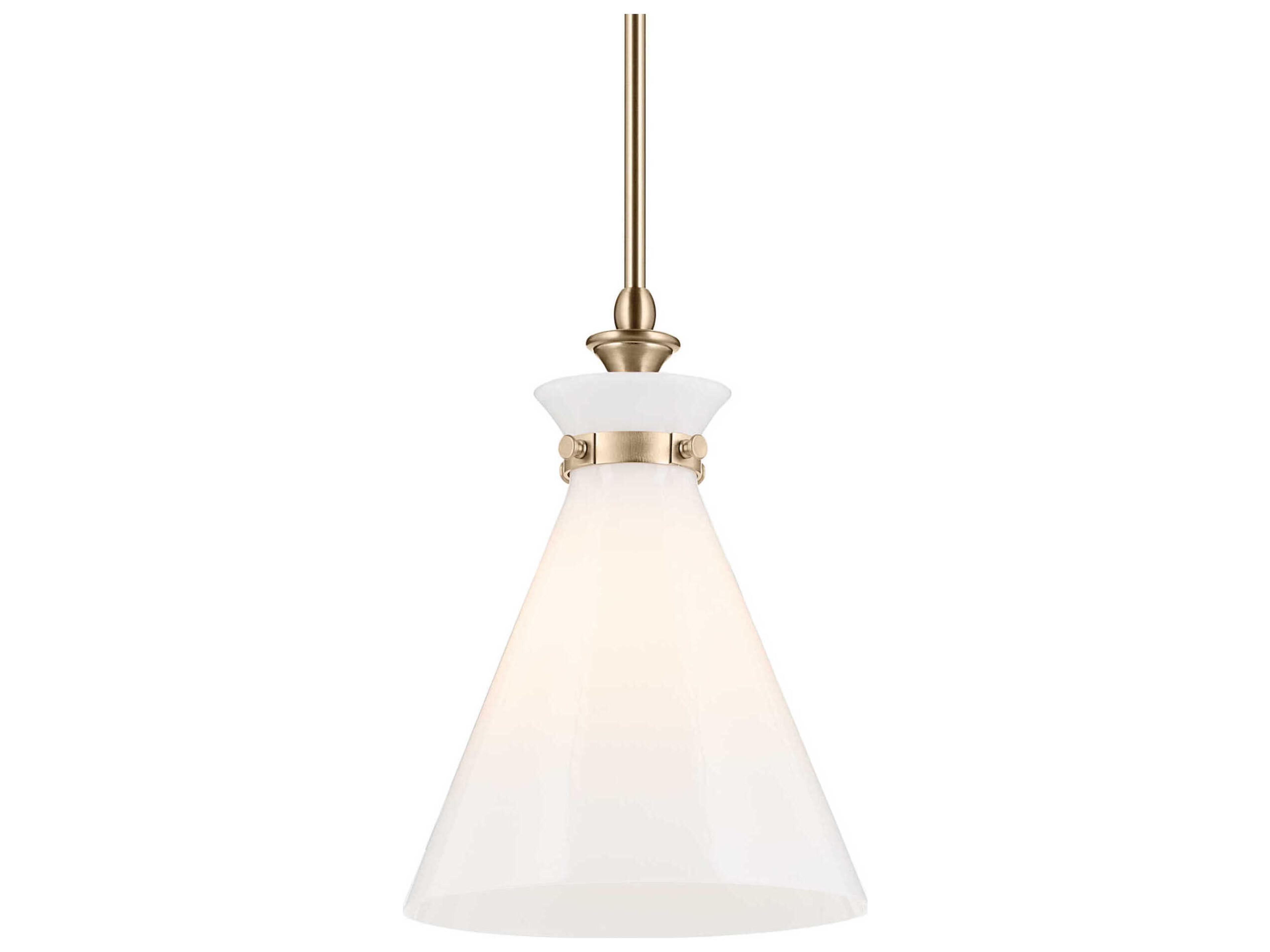Kichler Laria 1-Light Champagne Bronze Mini Pendant