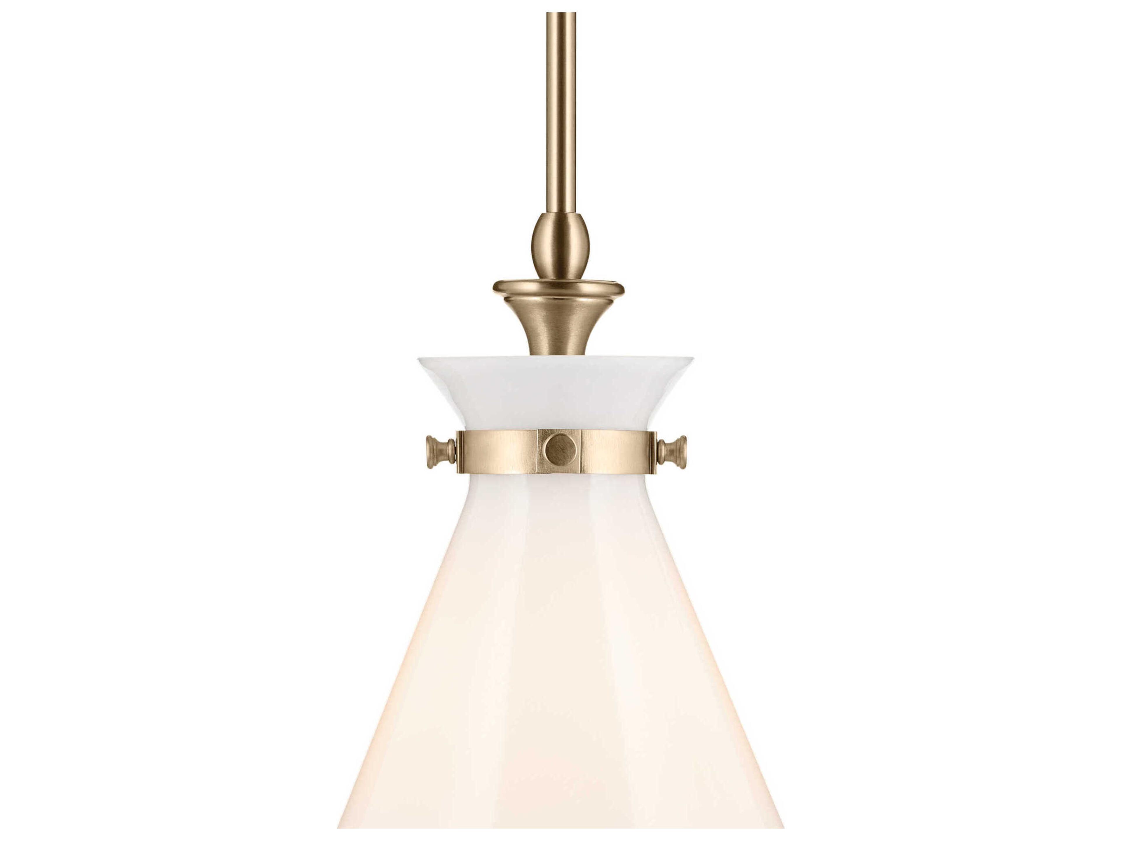 Kichler Laria 1-Light Champagne Bronze Mini Pendant