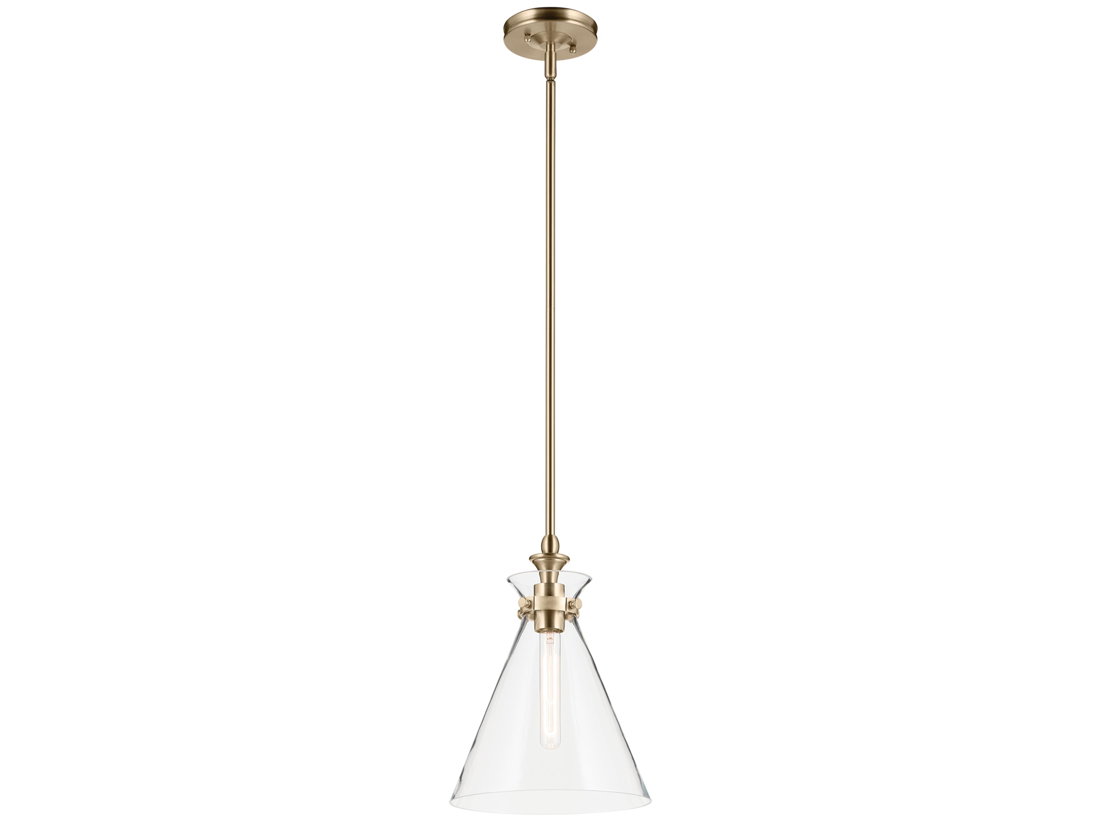 Laria 1-Light Champagne Bronze Mini Pendant