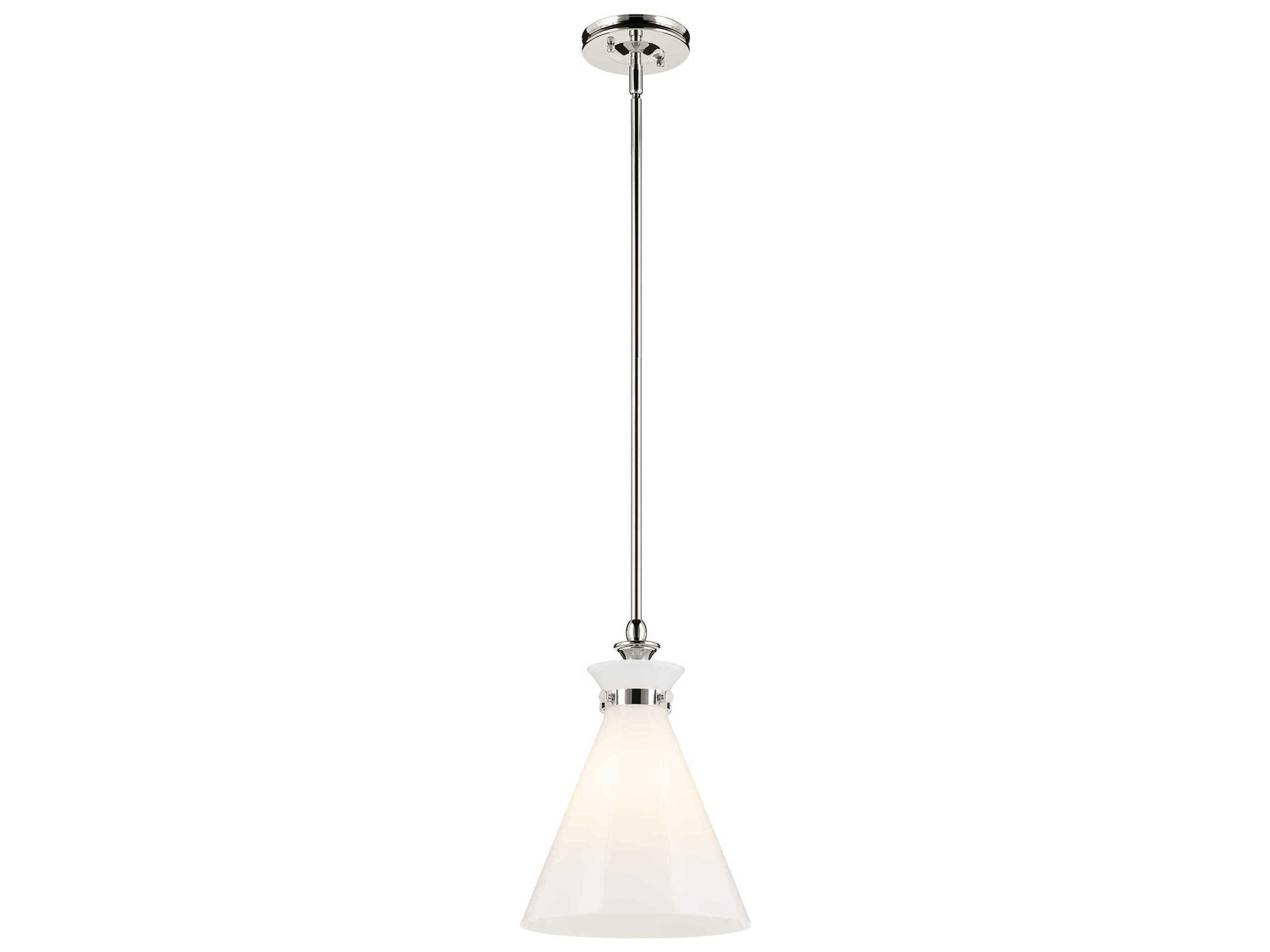 Laria 1-Light Polished Nickel Mini Pendant
