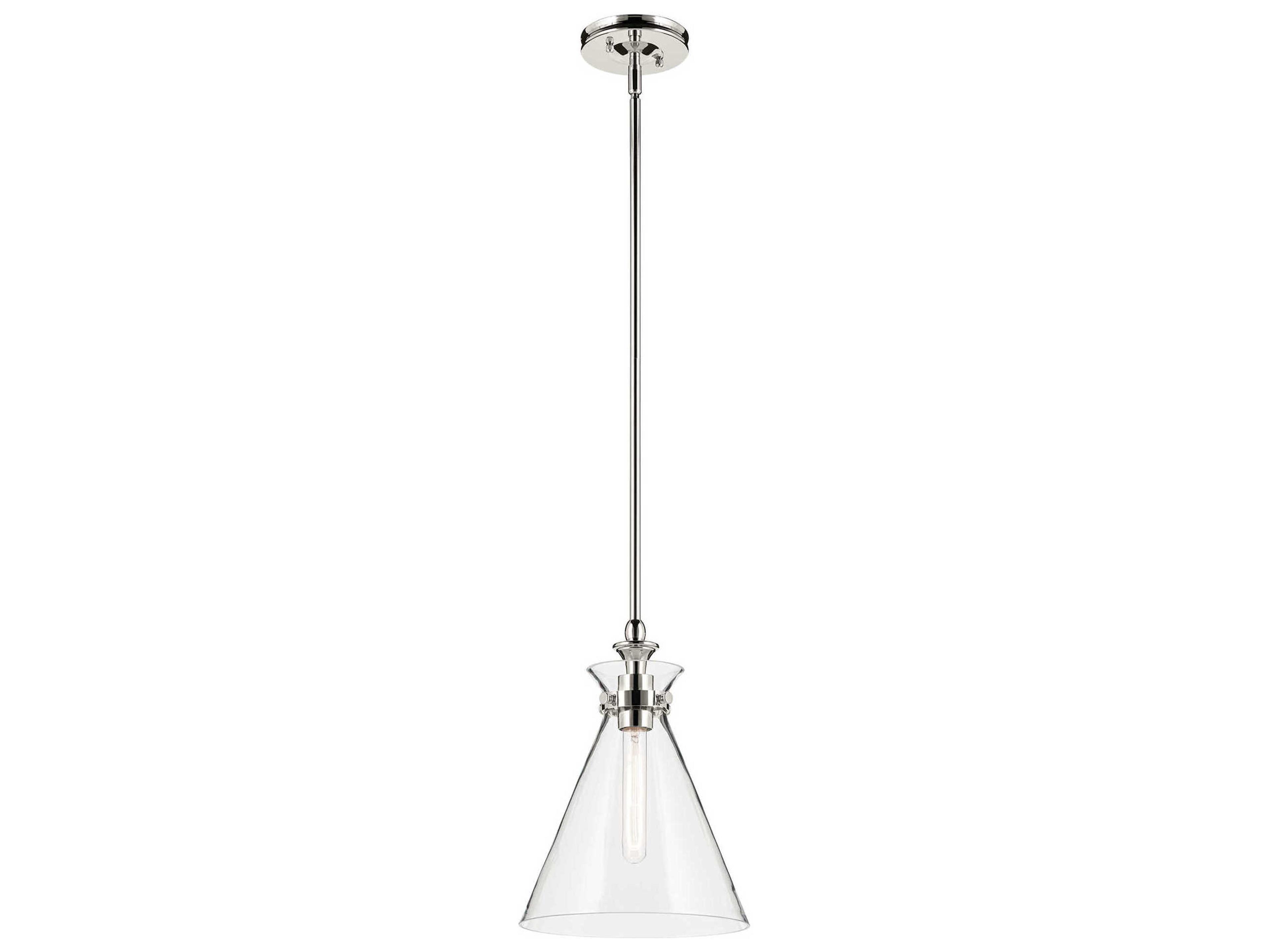 Laria 1-Light Polished Nickel Mini Pendant