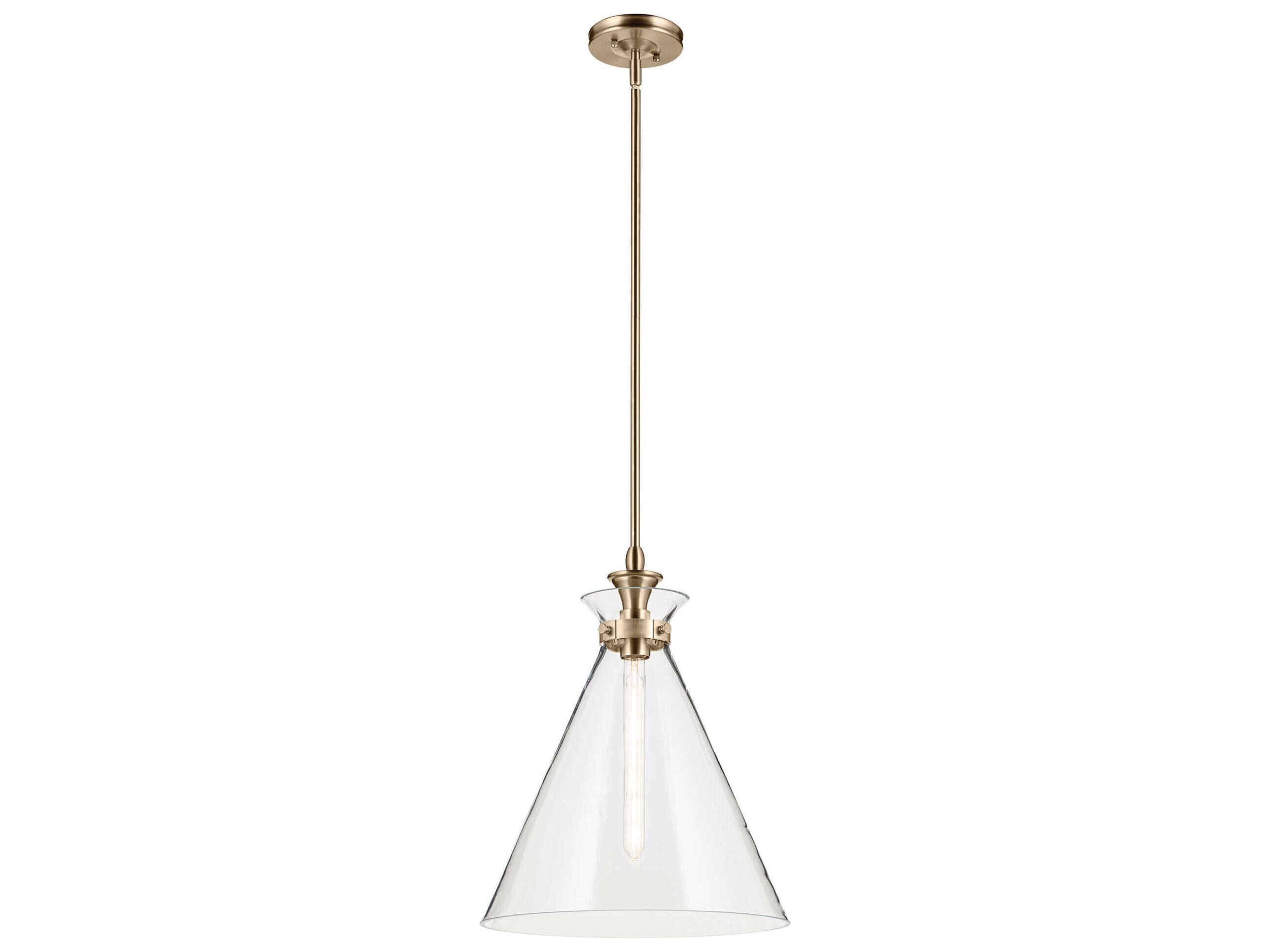 Laria 1-Light Champagne Bronze Pendant