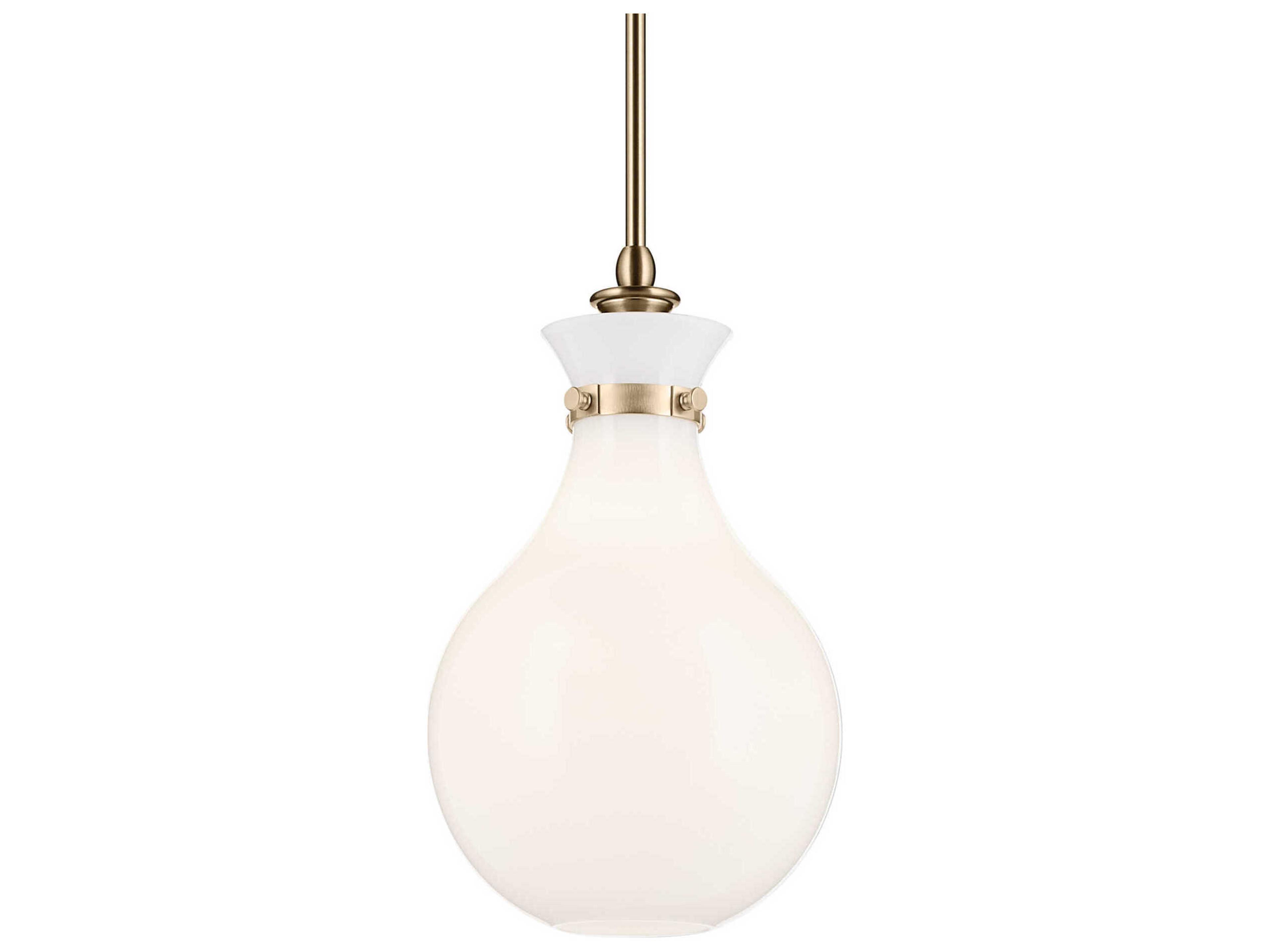 Kichler Laria 1-Light Champagne Bronze Mini Pendant