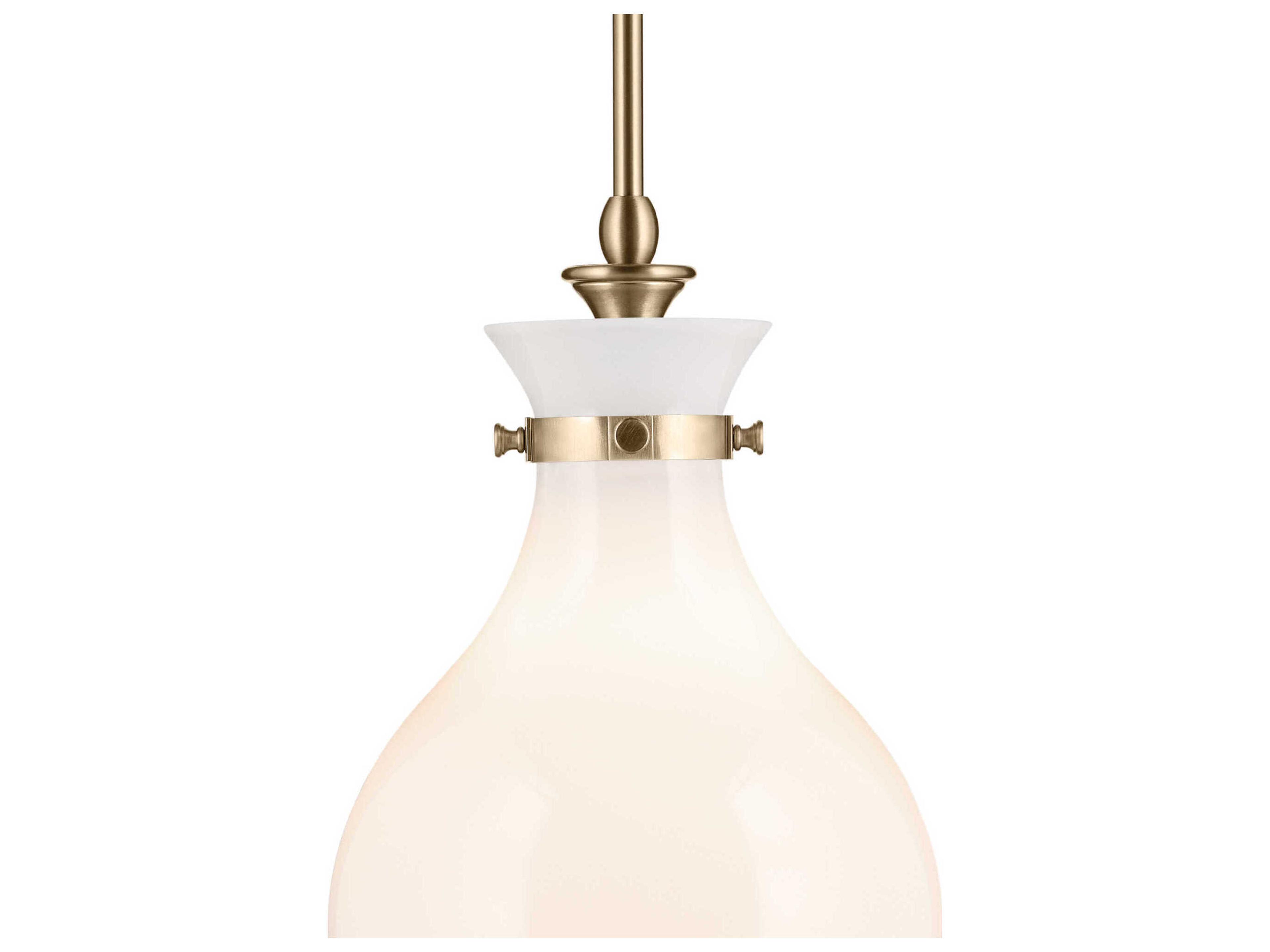 Kichler Laria 1-Light Champagne Bronze Mini Pendant