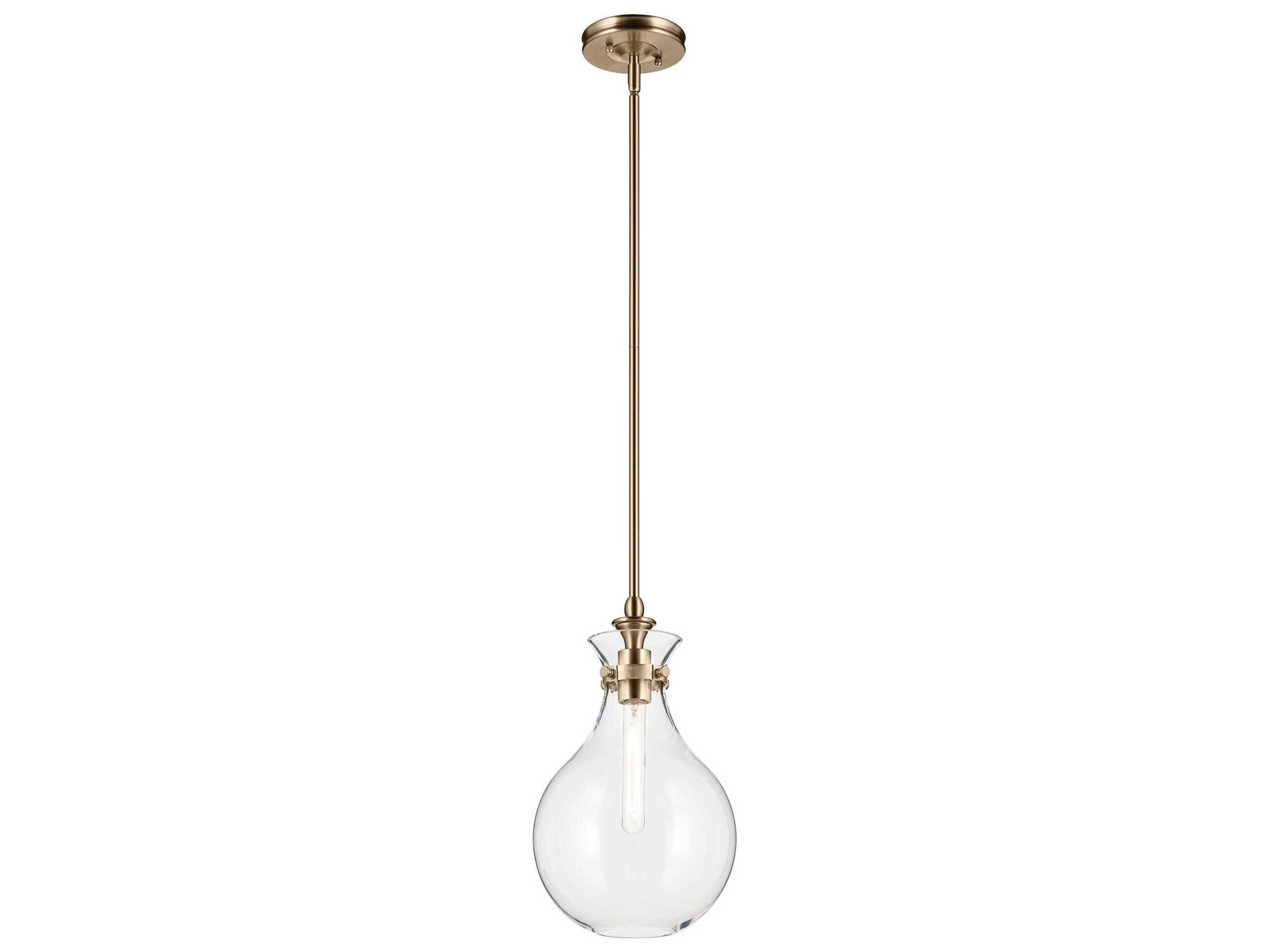 Laria 1-Light Champagne Bronze Mini Pendant