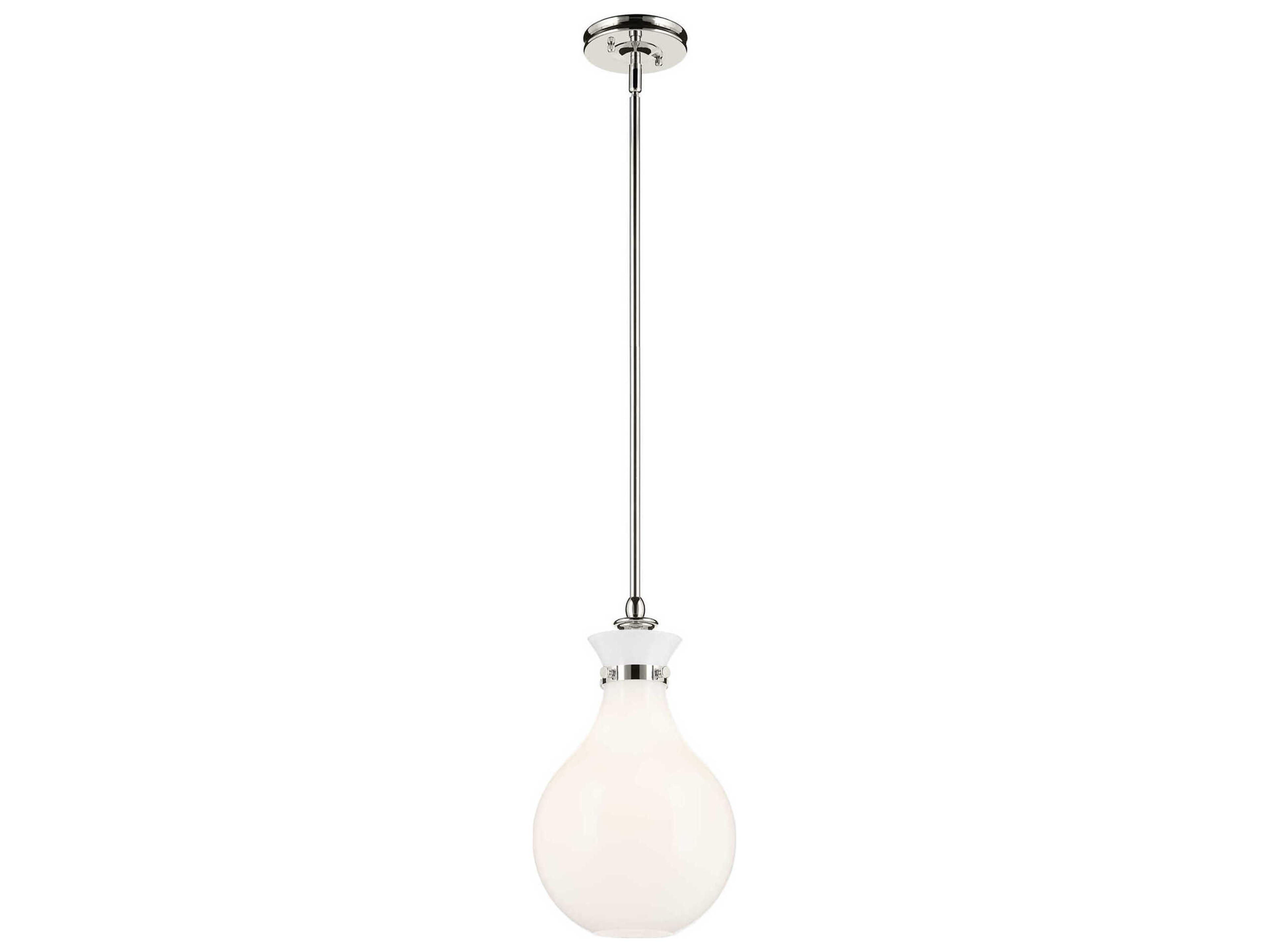 Laria 1-Light Polished Nickel Mini Pendant