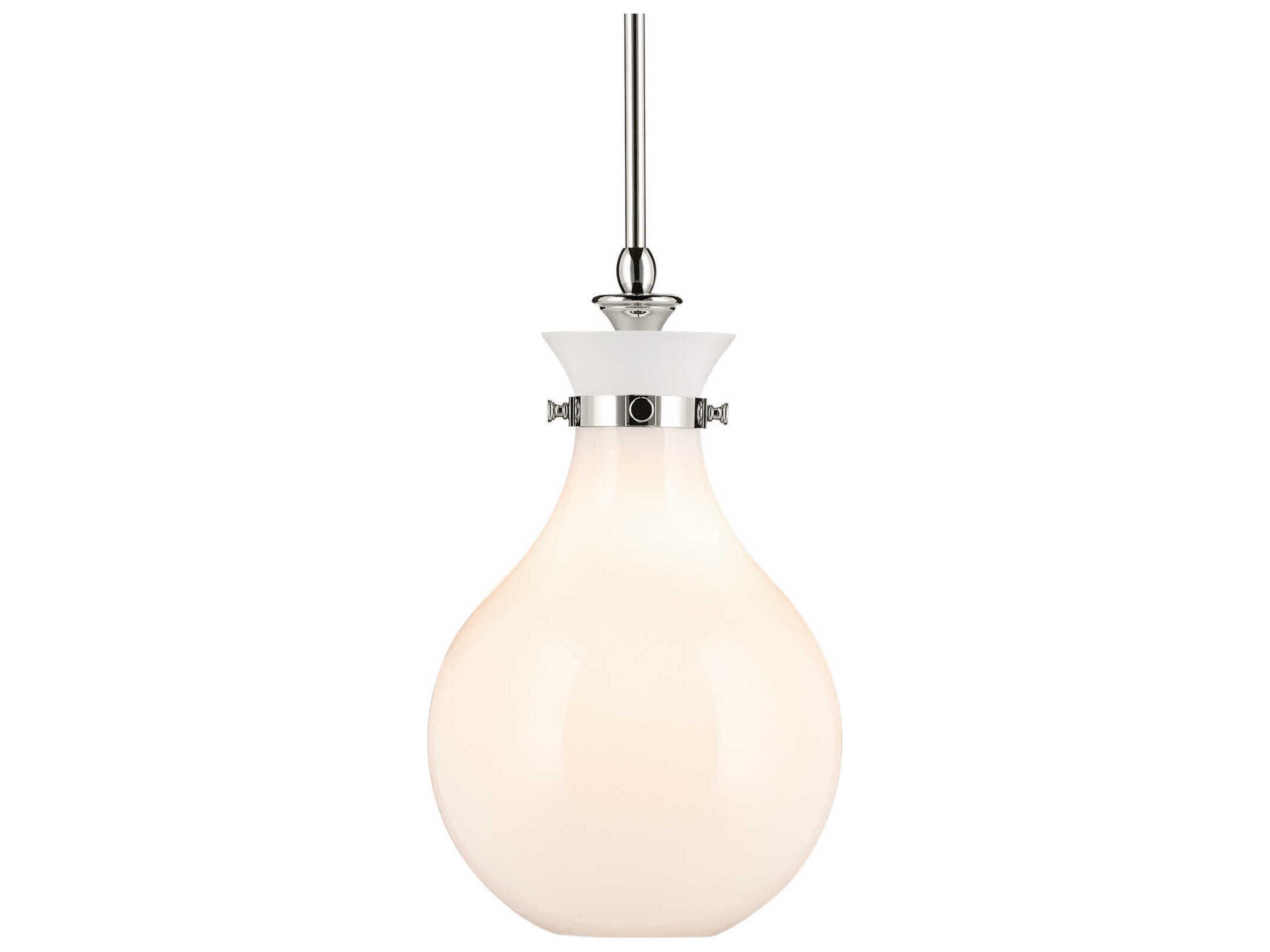 Kichler Laria 1-Light Polished Nickel Mini Pendant