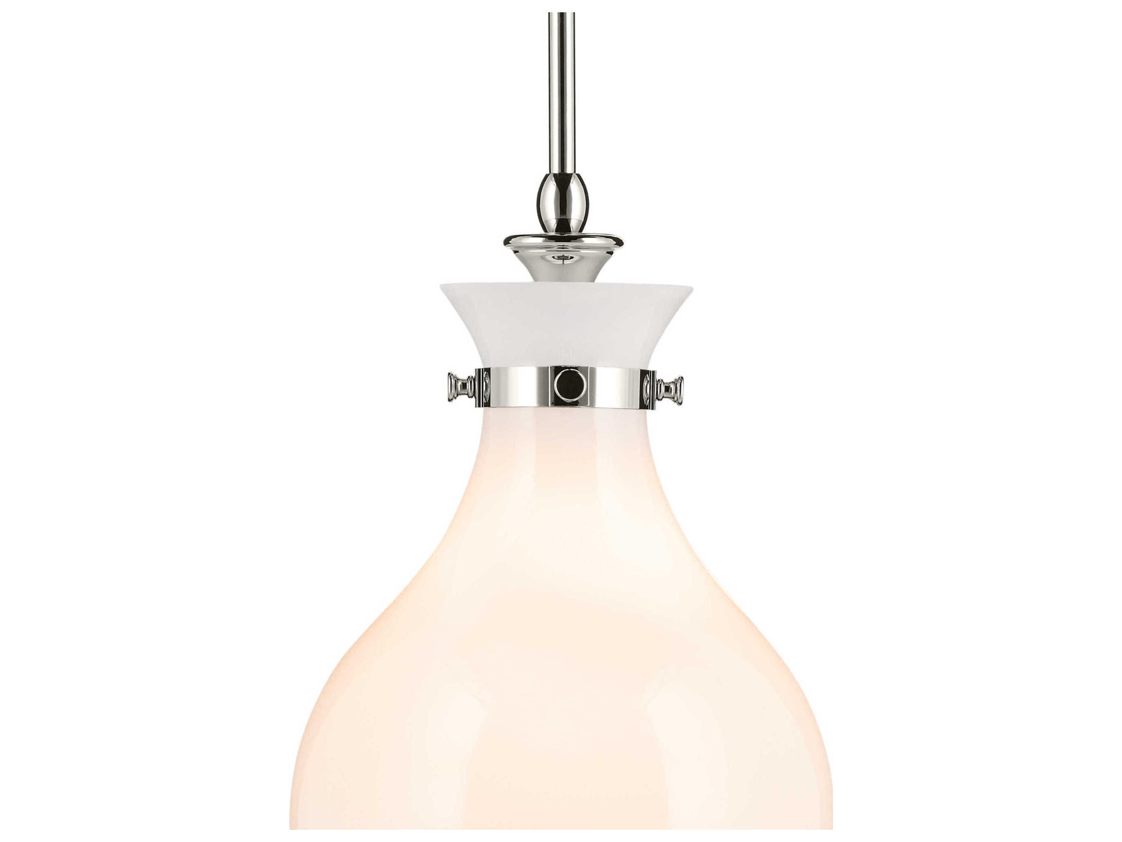 Kichler Laria 1-Light Polished Nickel Mini Pendant