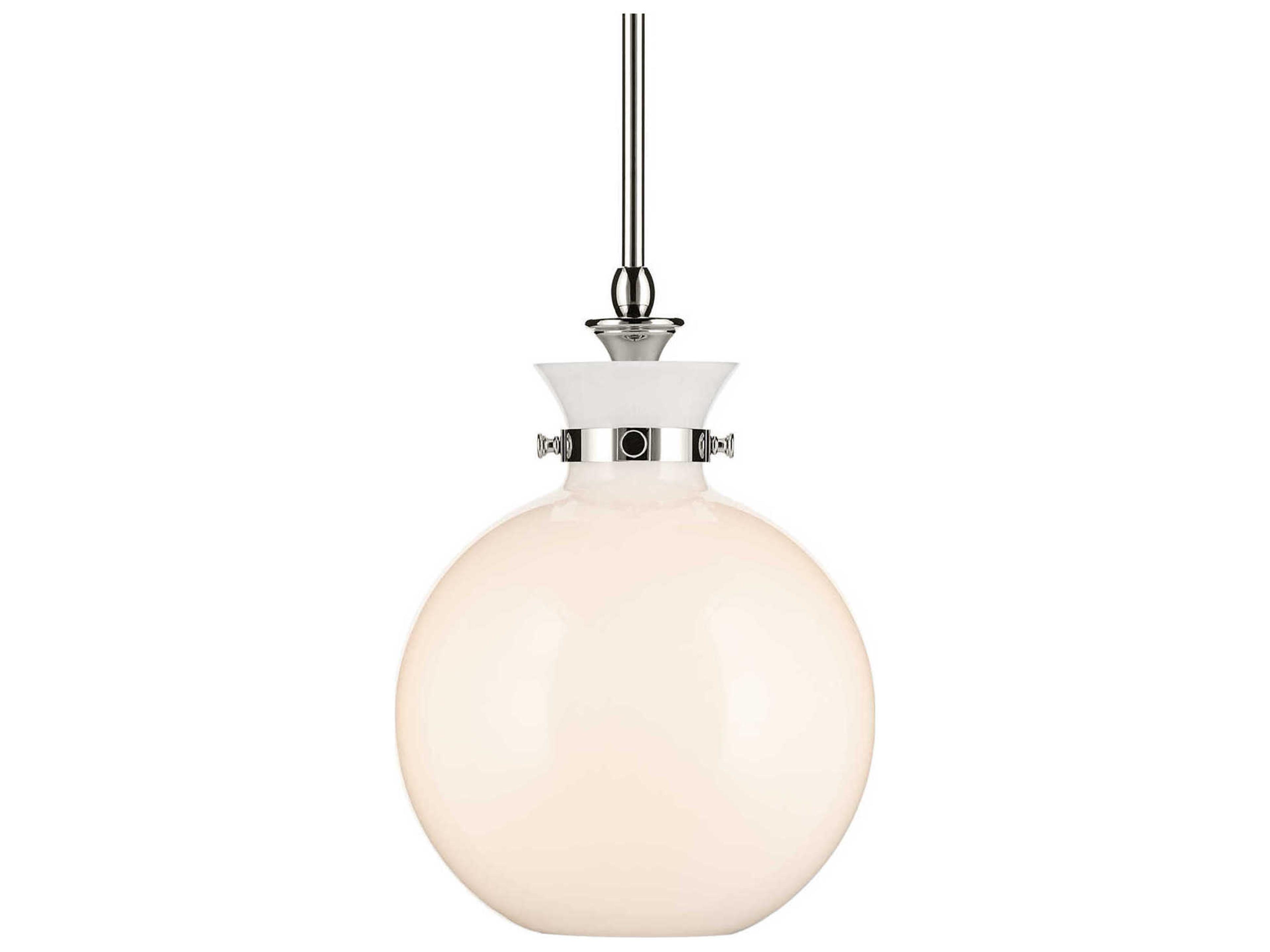 Kichler Laria 1-Light Polished Nickel Globe Mini Pendant