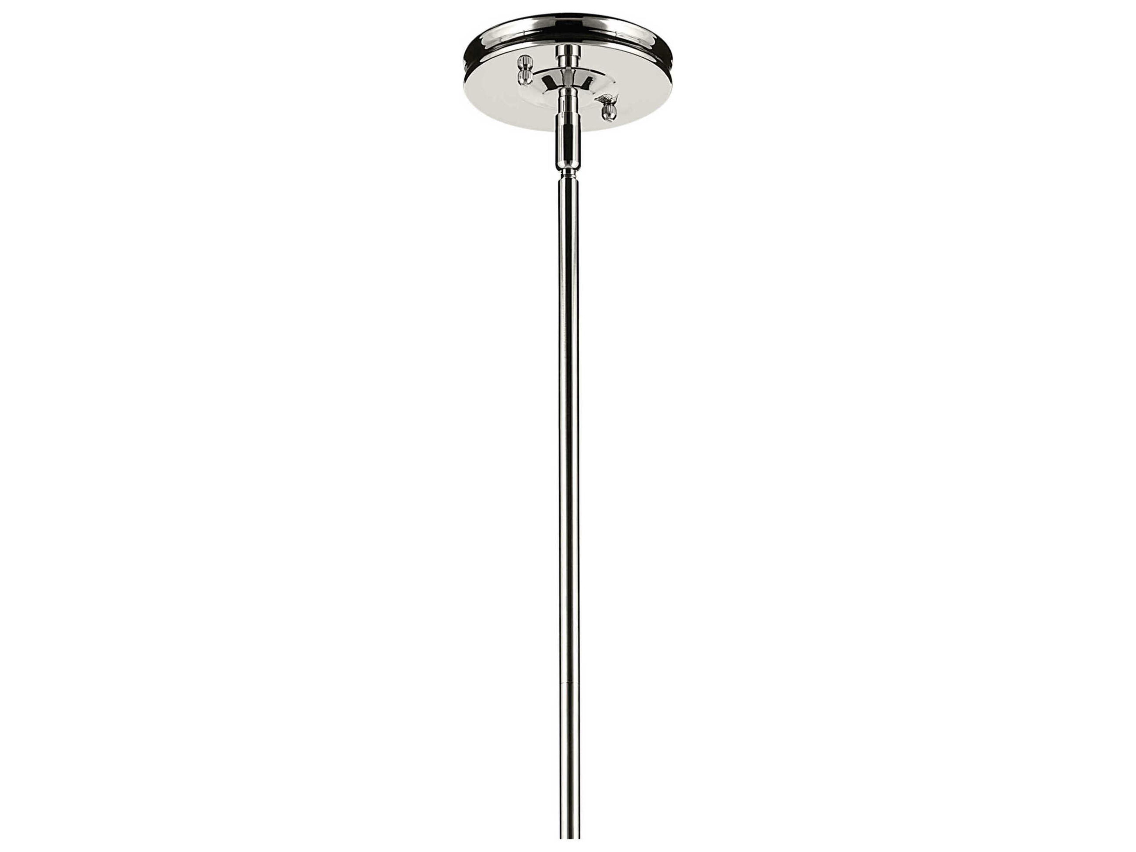 Kichler Laria 1-Light Polished Nickel Globe Mini Pendant