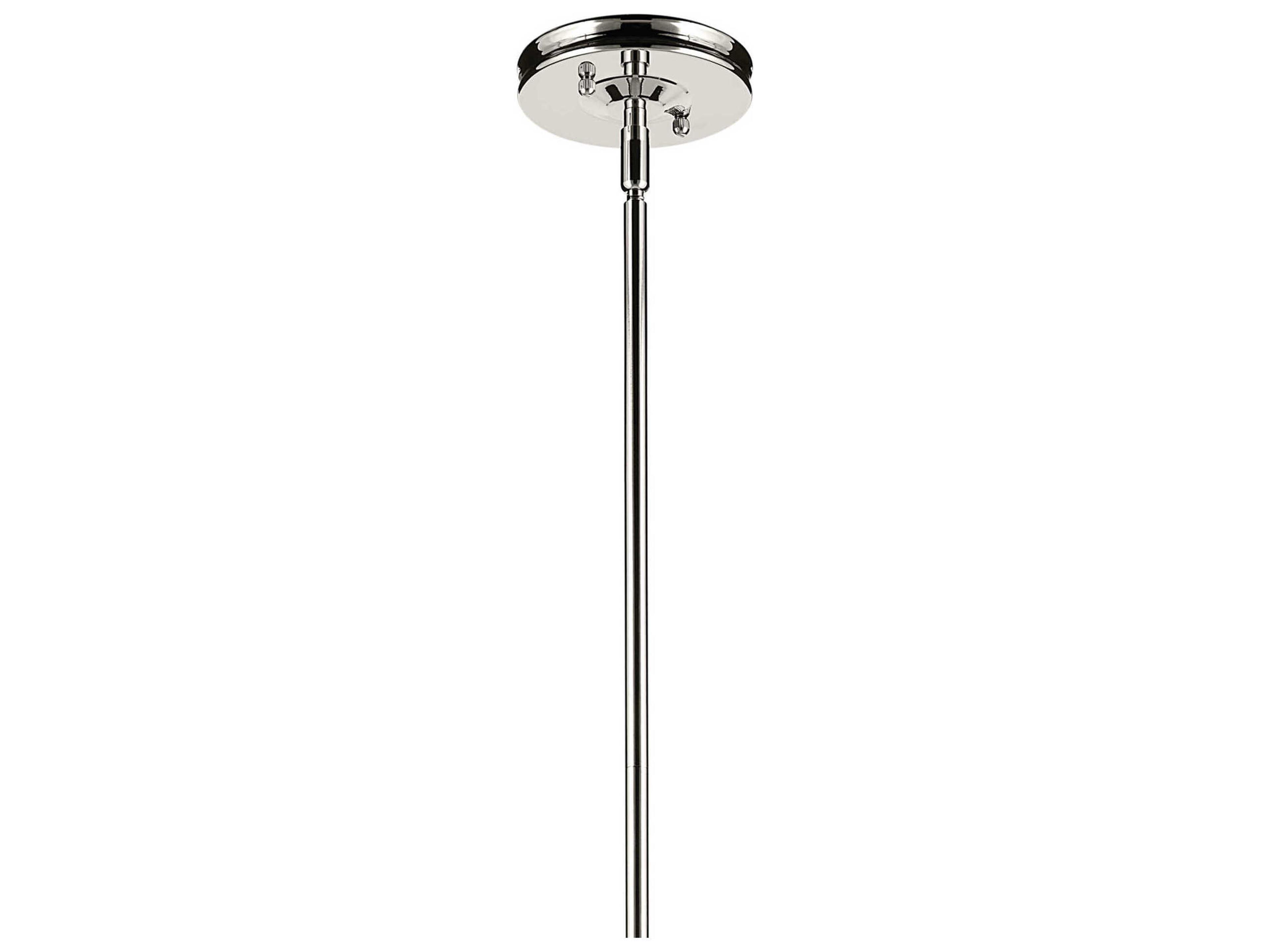 Kichler Laria 1-Light Polished Nickel Globe Mini Pendant