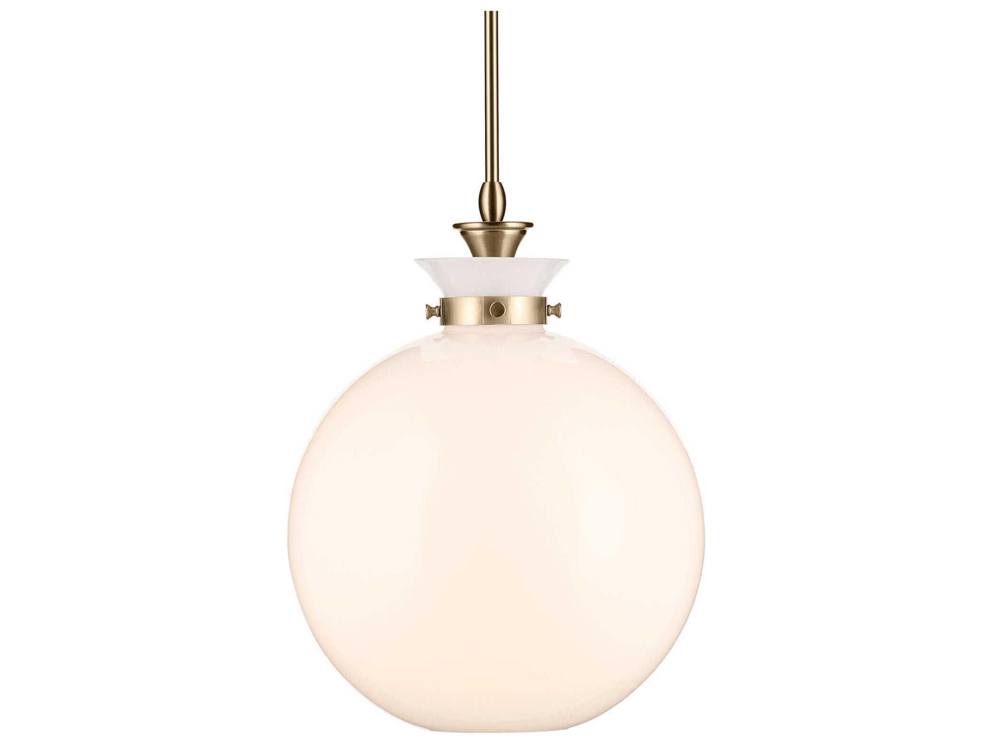Kichler Laria 1-Light Champagne Bronze Globe Pendant